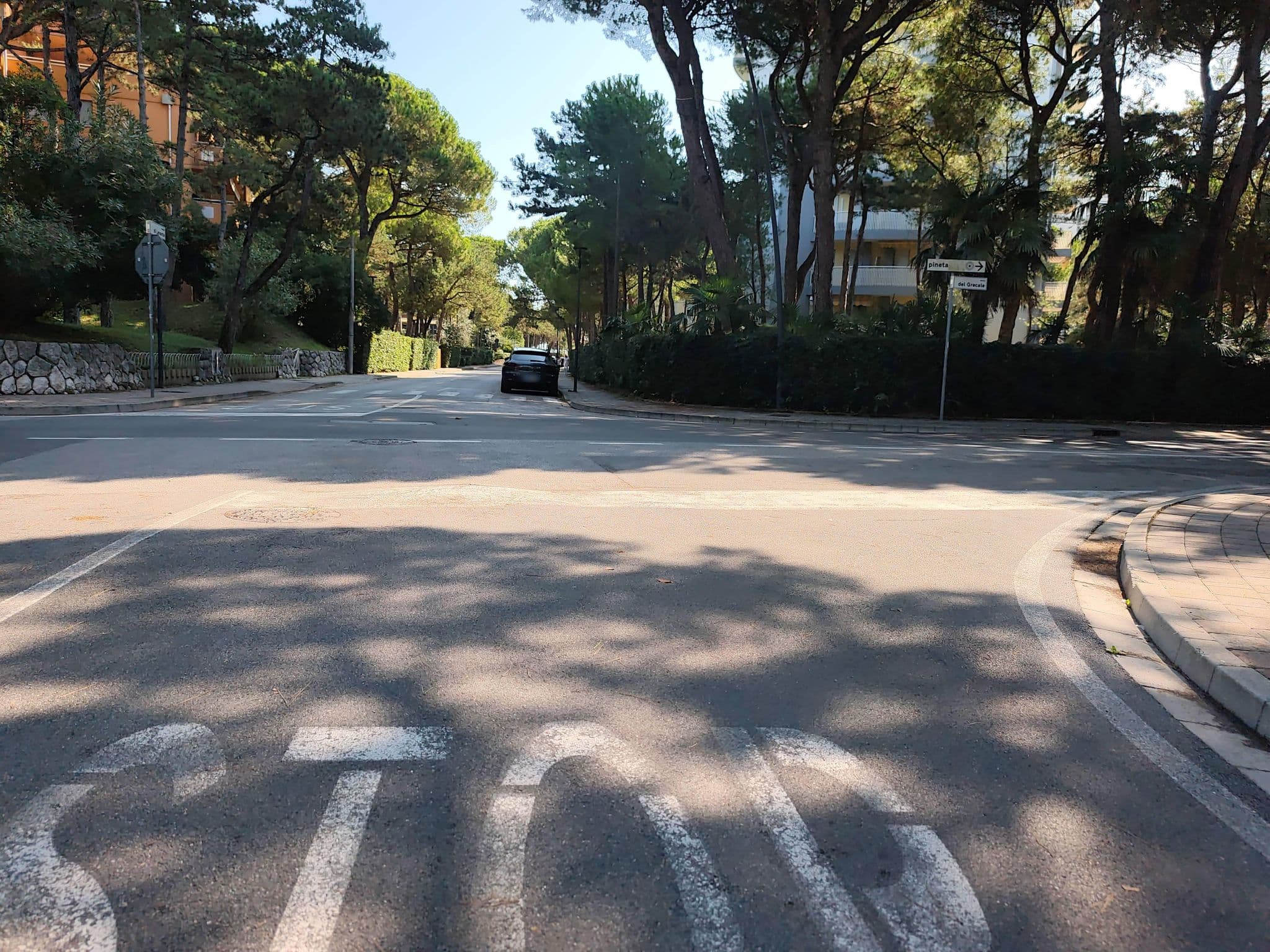 Street view near Suite Erica, Lignano Sabbiadoro