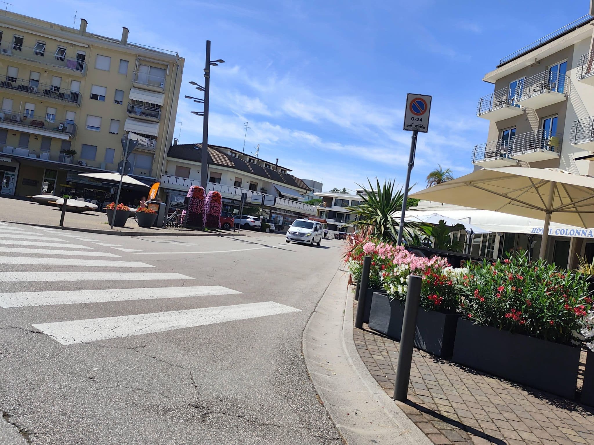 Street view near Colonna, Lido di Jesolo