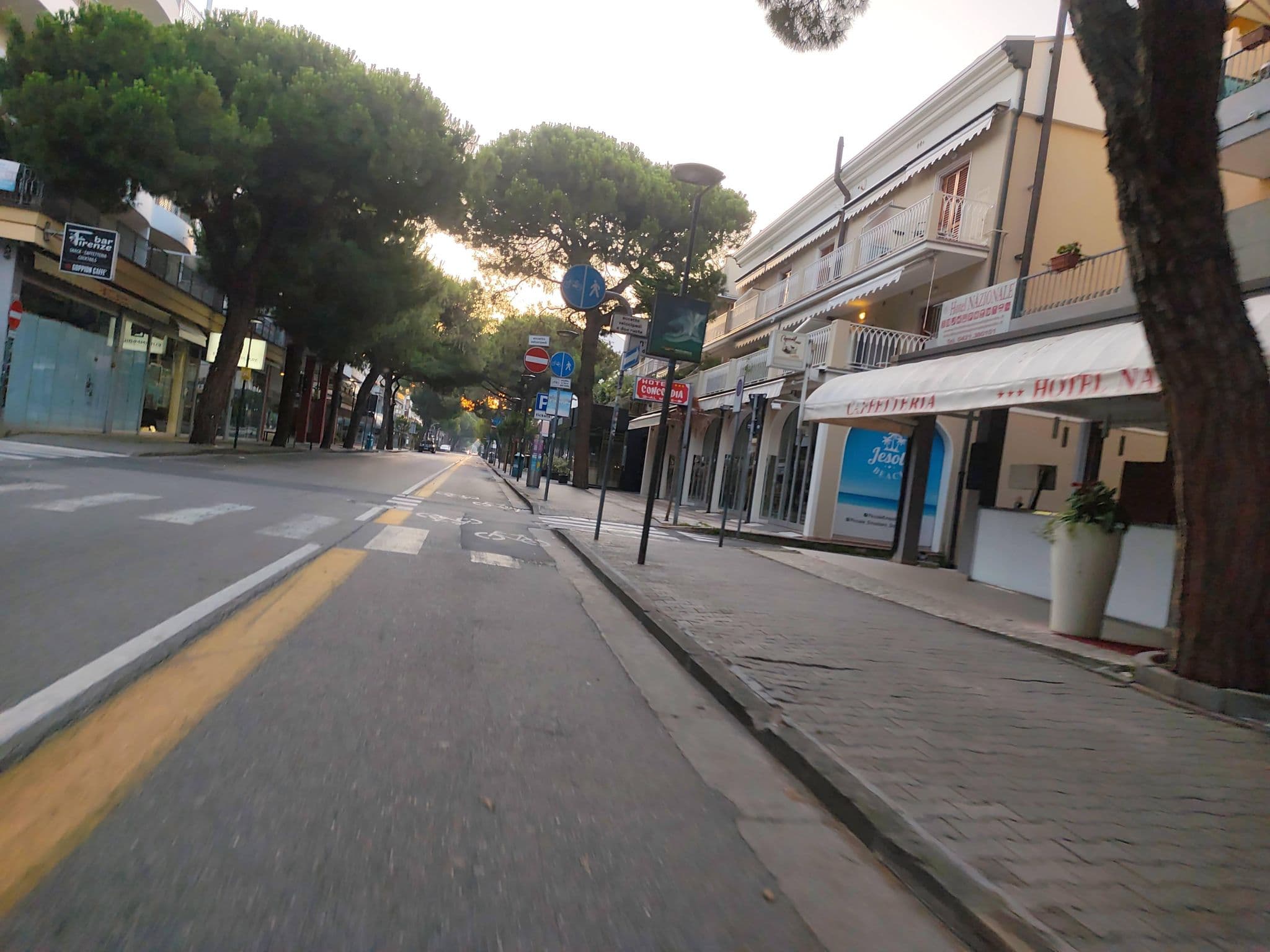 Street view near Nazionale, Lido di Jesolo
