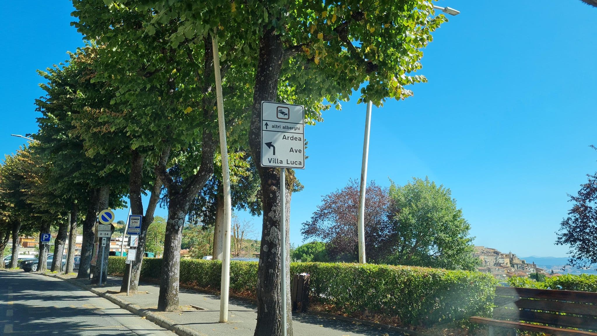 Street view near Hotel Miralaghi, Chianciano Terme — © laniuscollurio (CC BY-SA · Mapillary)