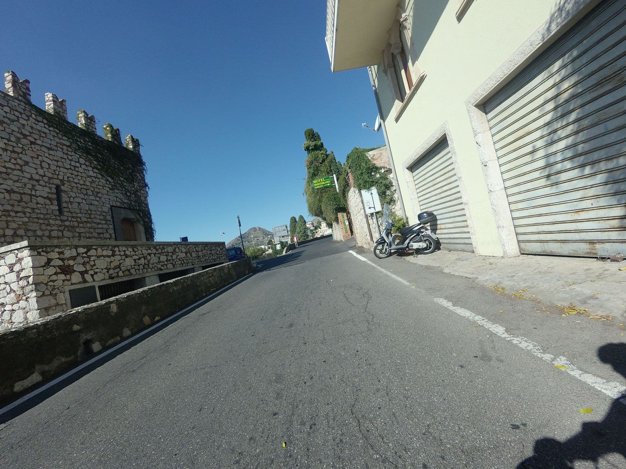Street view near Hotel Mediterranée, Taormina — © posiki (CC BY-SA · Mapillary)