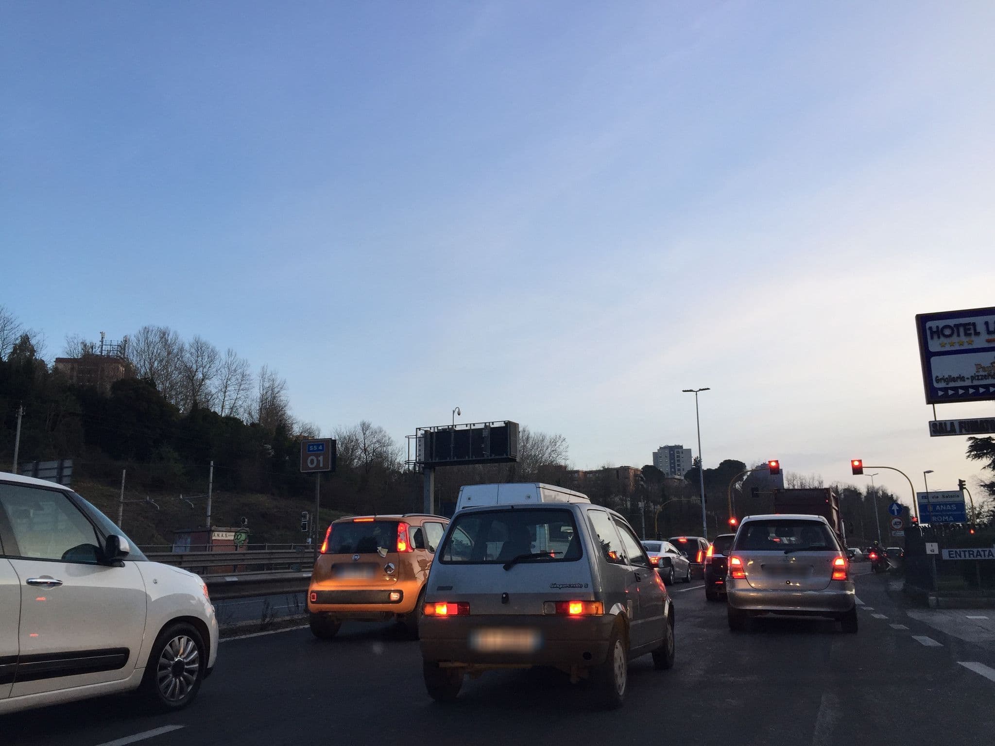 Street view near Hotel La Giocca, Casal de' Pazzi — © richlv (CC BY-SA · Mapillary)