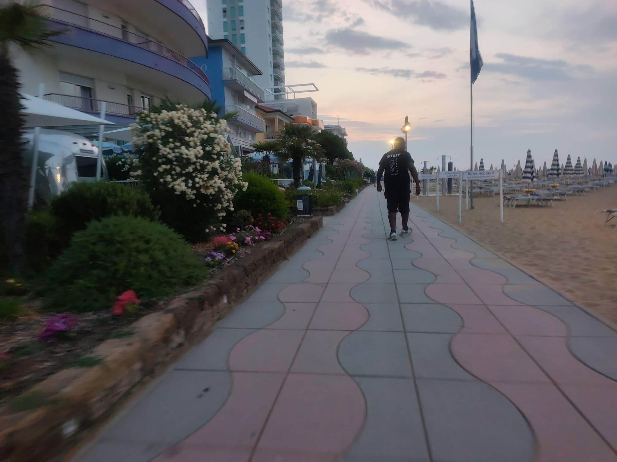 Street view near Telenia, Lido di Jesolo