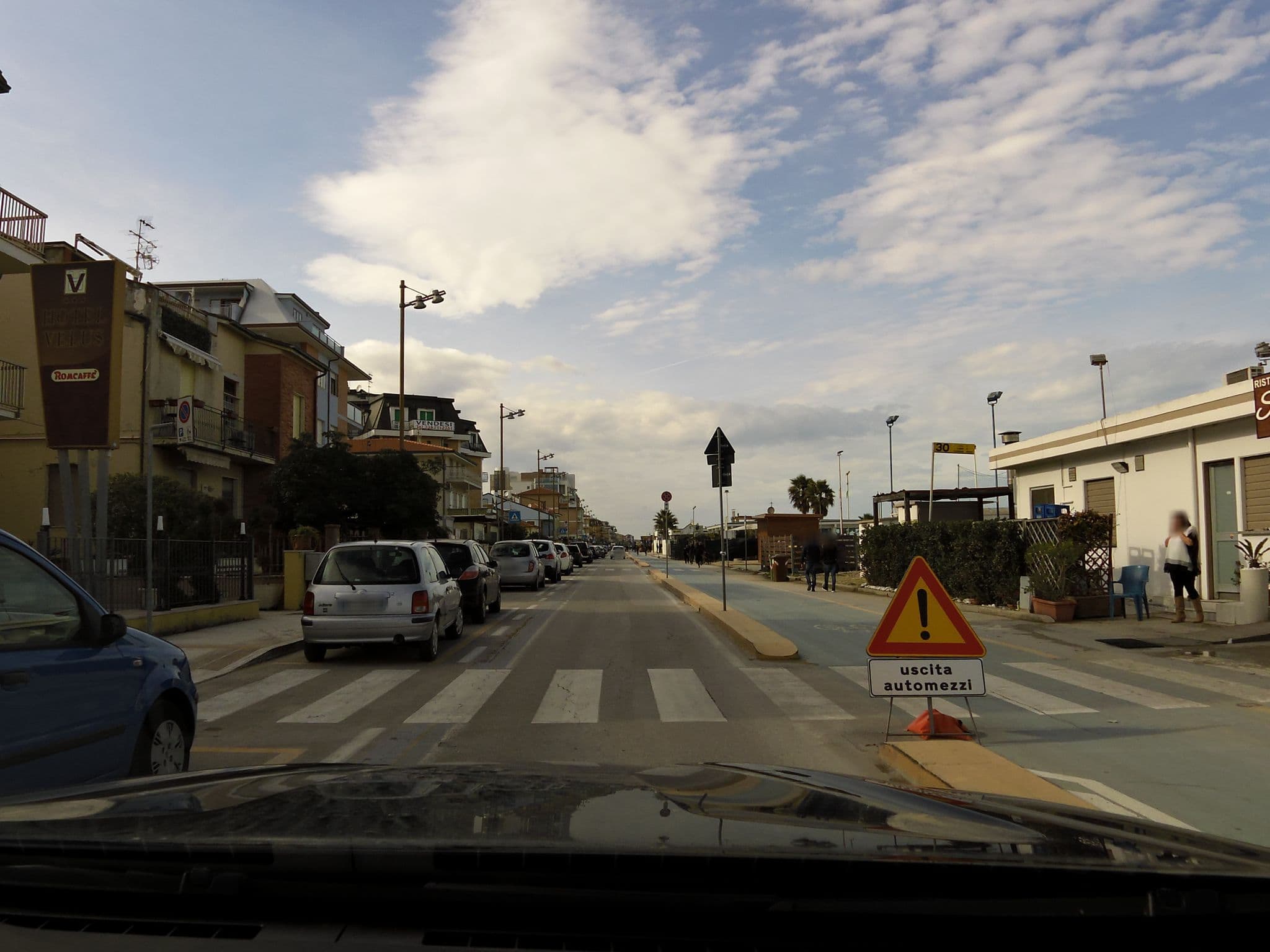 Street view near Hotel Velus, Civitanova Marche — © czmrtn (CC BY-SA · Mapillary)