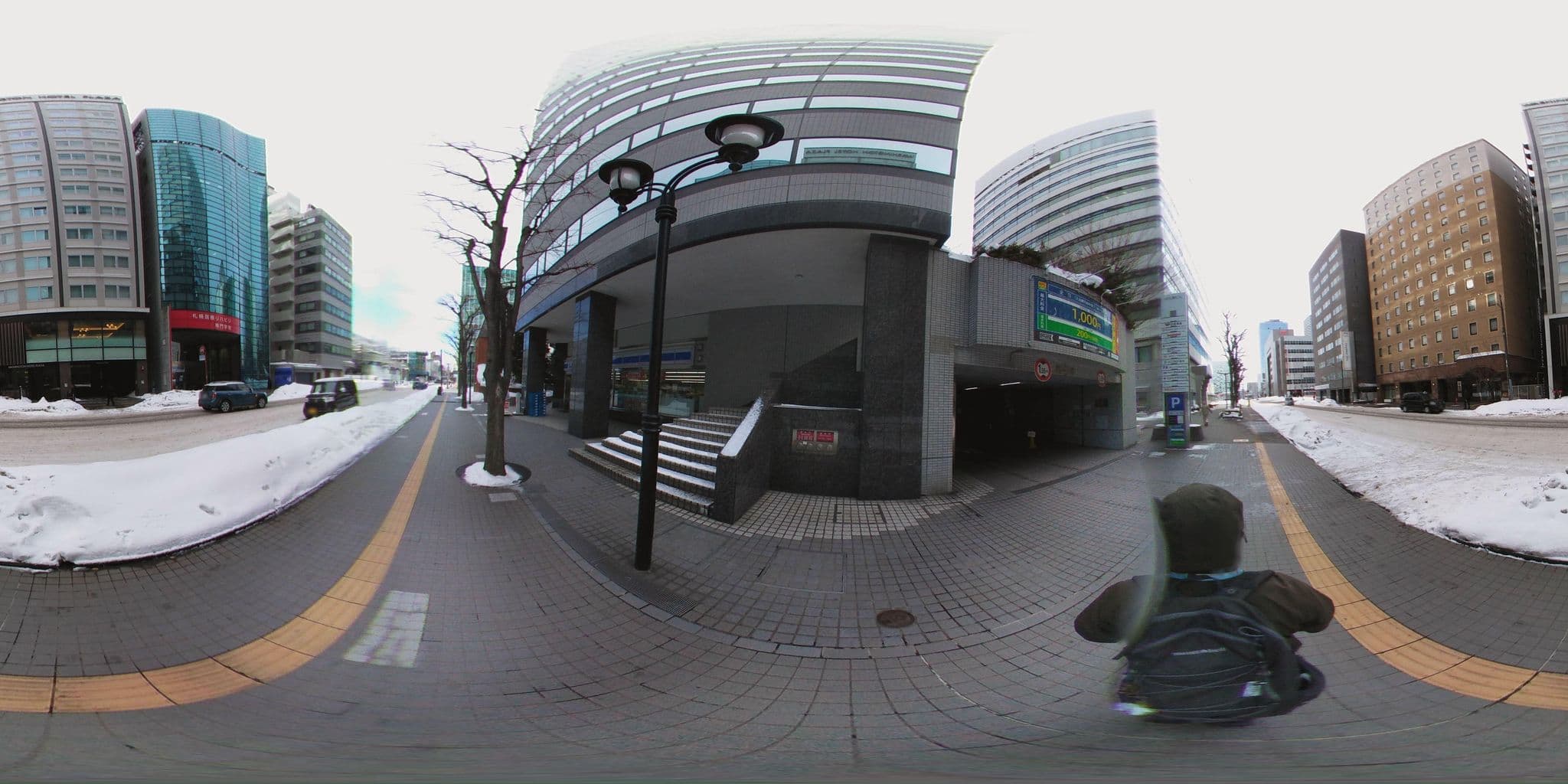 Street view near 東横INN札幌駅北口, Sapporo — © mura (CC BY-SA · Mapillary)
