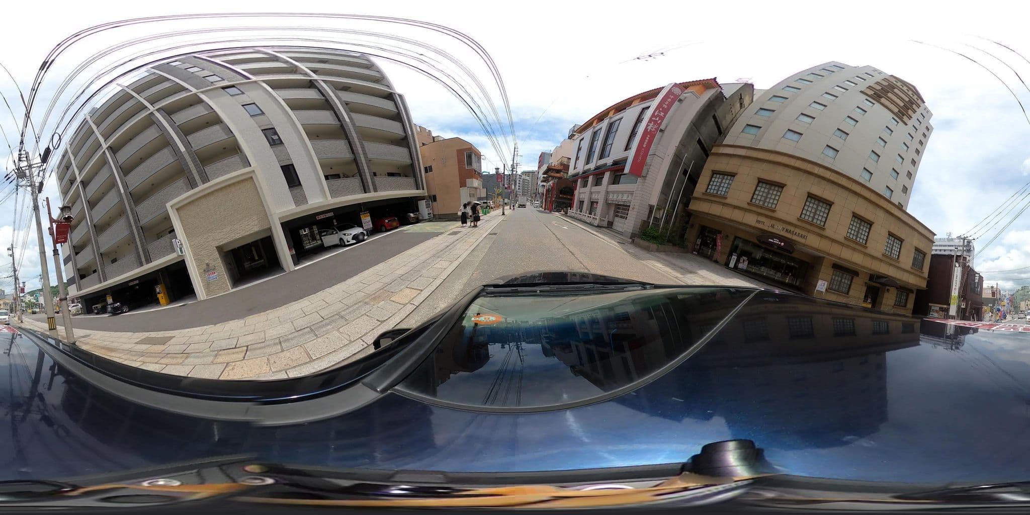 Street view near ホテルJALシティ長崎, Nagasaki — © yumechan (CC BY-SA · Mapillary)