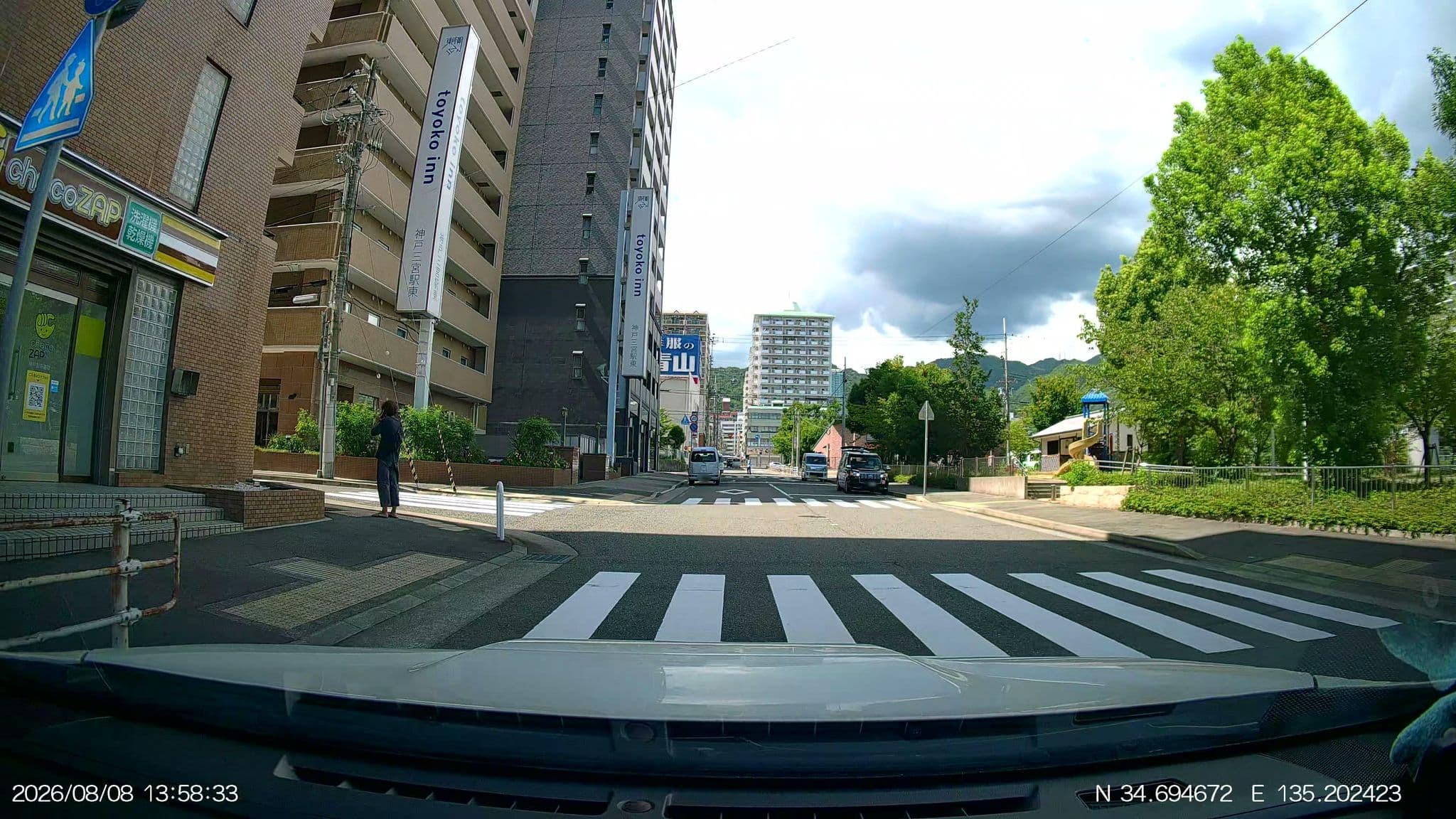 Street view near 東横イン神戸三宮1, Kobe — © aHS (CC BY-SA · Mapillary)