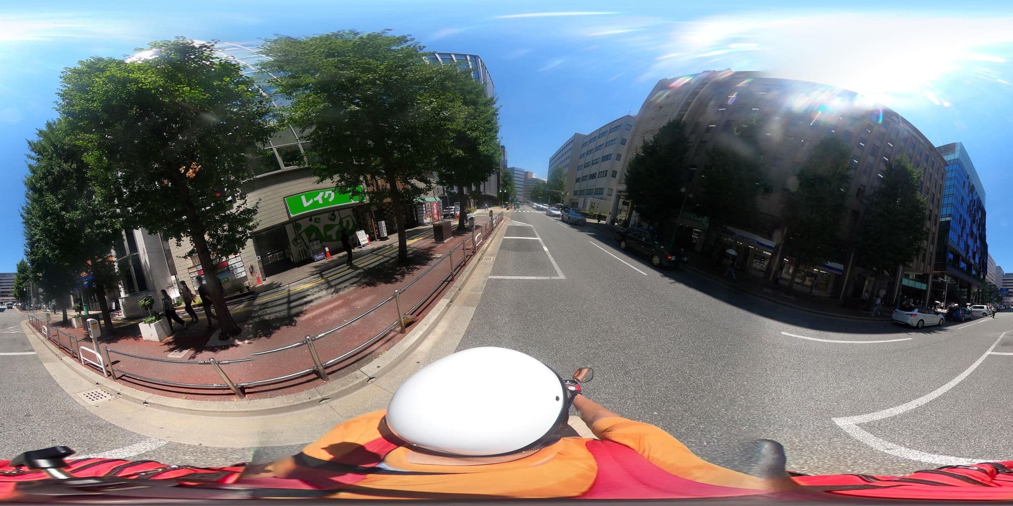 Street view near JR九州ホテル ブラッサム博多, Fukuoka — © harimawood (CC BY-SA · Mapillary)