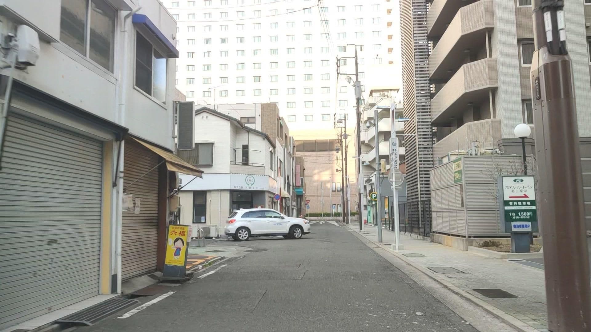 Street view near NAGOYA Travellers Hostel, Sakae — © drivephotograph (CC BY-SA · Mapillary)