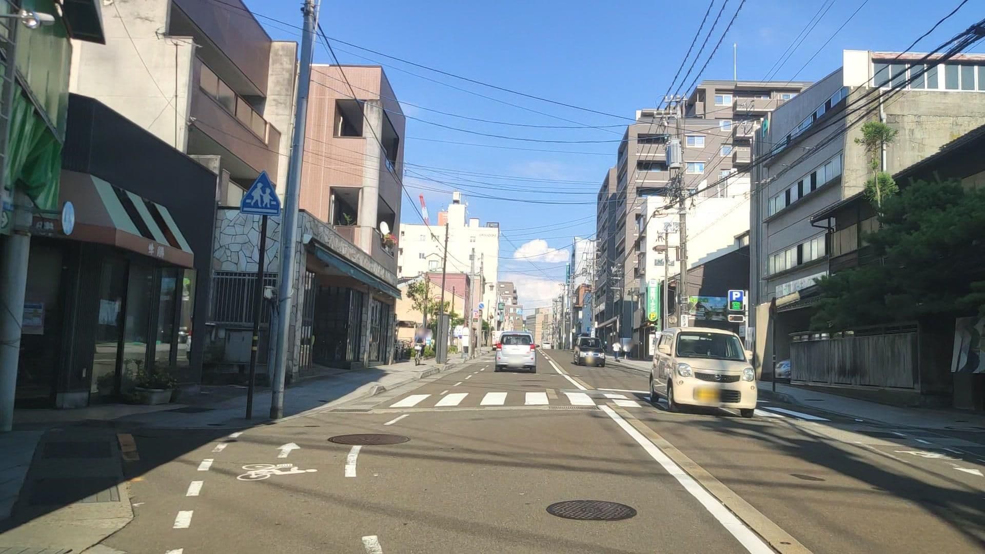 Street view near Asadaya Ryokan Inn, Kanazawa — © drivephotograph (CC BY-SA · Mapillary)
