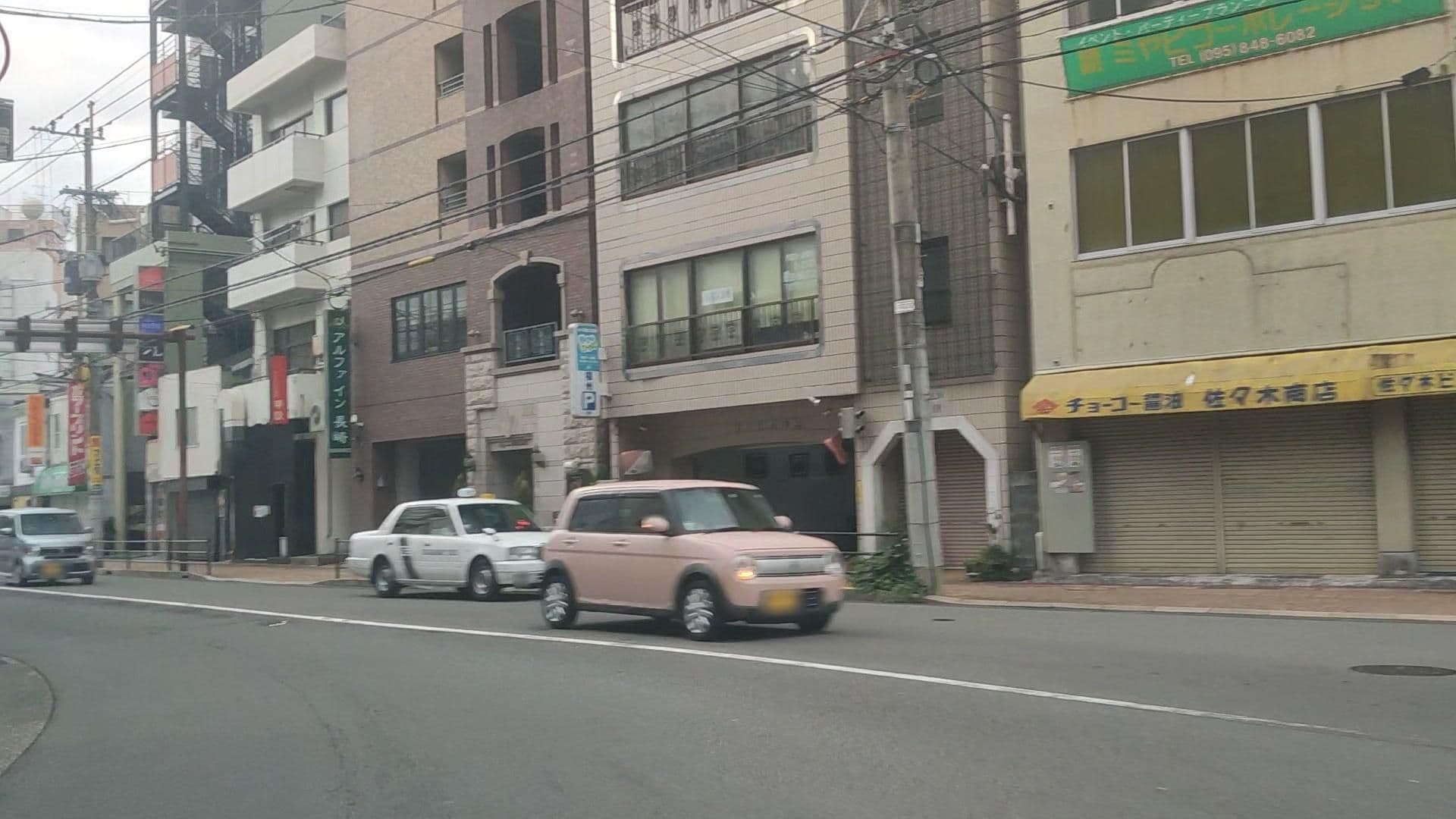 Street view near Alpha Inn, Nagasaki — © drivephotograph (CC BY-SA · Mapillary)