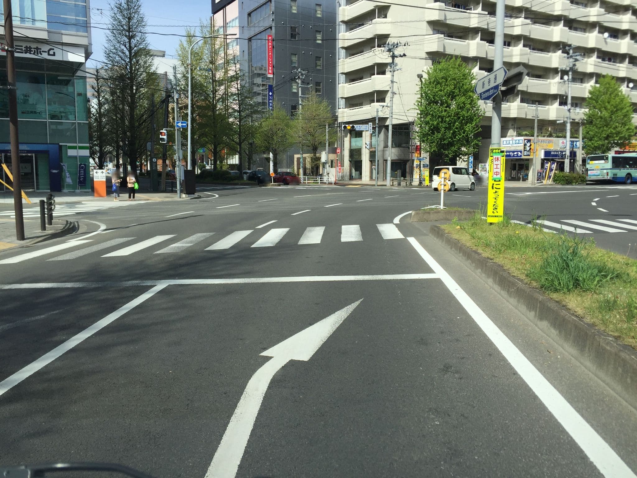 Street view near R&Bホテル 仙台東口, Sendai — © tometome (CC BY-SA · Mapillary)