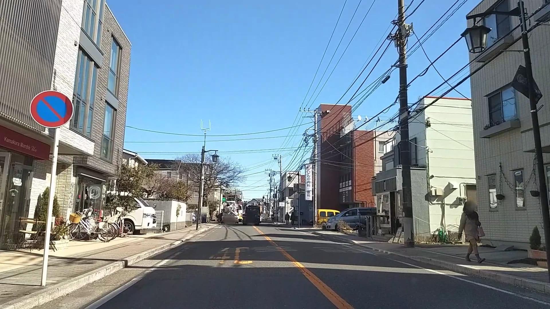 Street view near B&B Yuigahama, Kamakura — © drivephotograph (CC BY-SA · Mapillary)