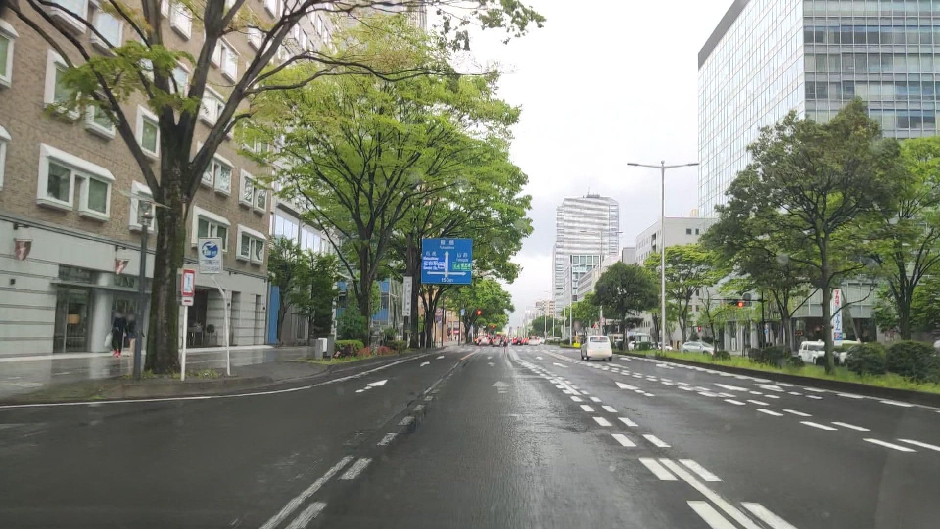 Street view near KOKO HOTEL 仙台勾当台公園, Sendai — © drivephotograph (CC BY-SA · Mapillary)