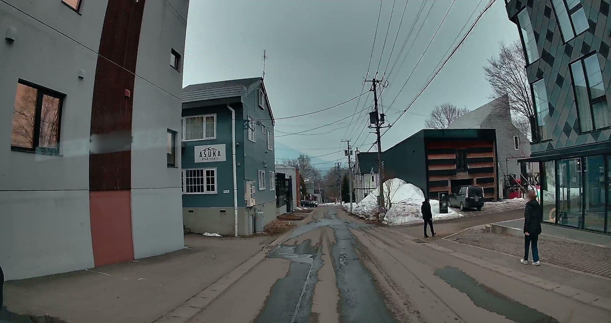 Street view near Yukon Apartments, Niseko