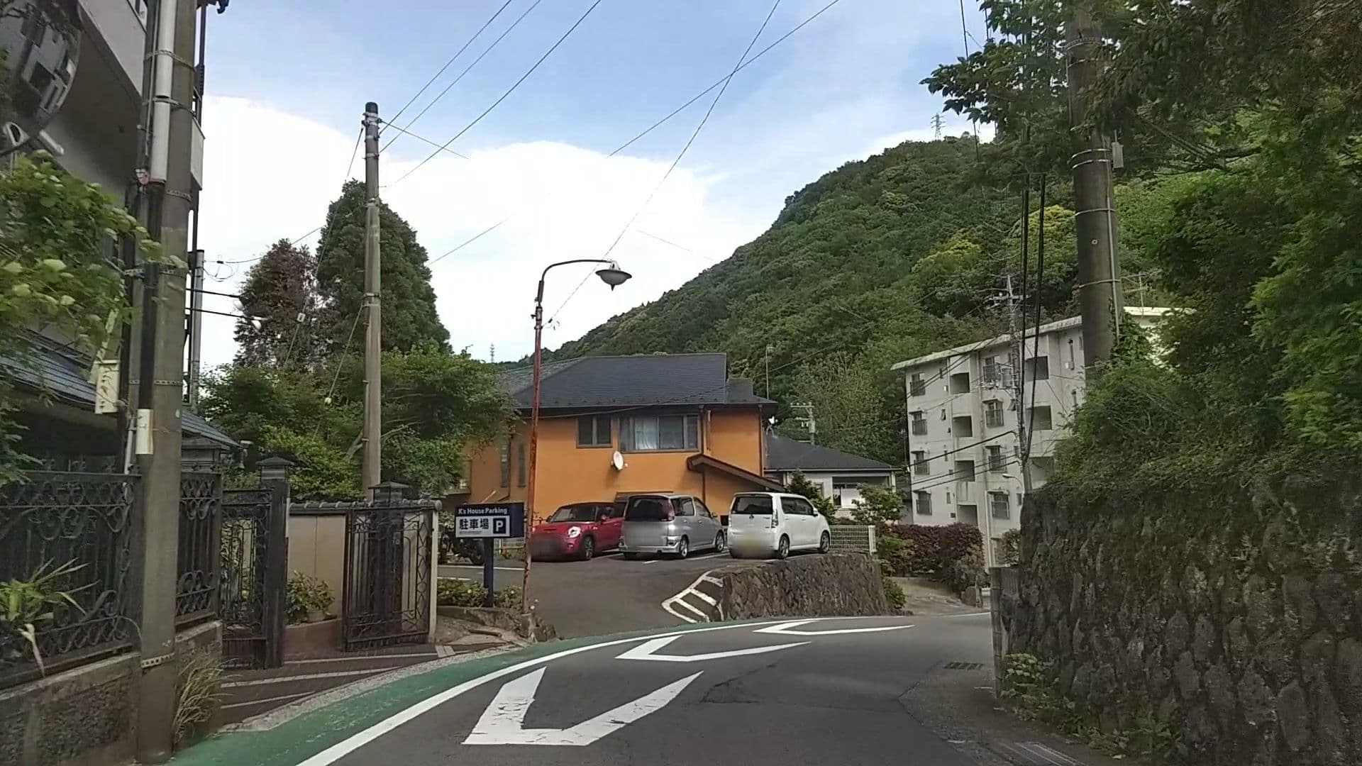 Street view near Onsen hostel K's House Hakone, Hayakawa — © drivephotograph (CC BY-SA · Mapillary)