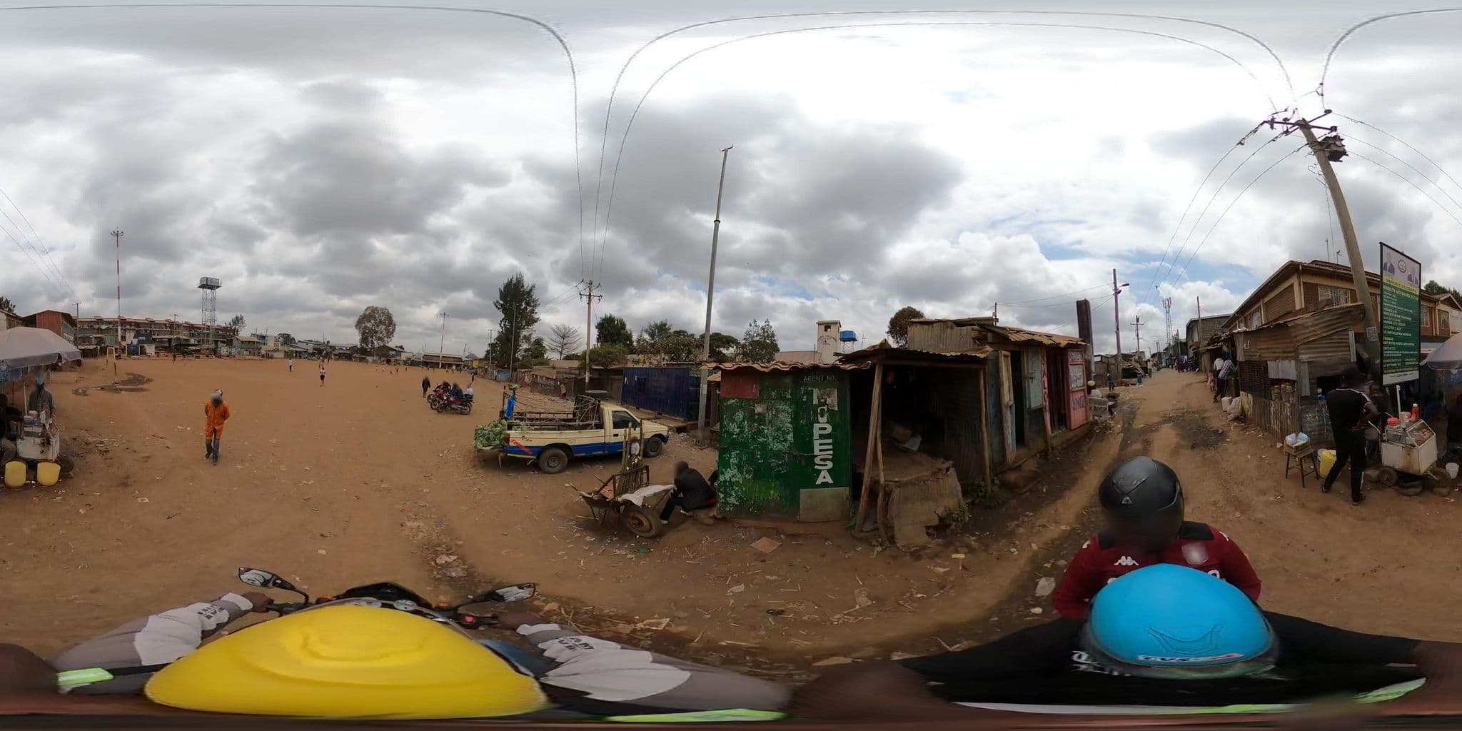 Street view near Glory Food hotel, Nairobi