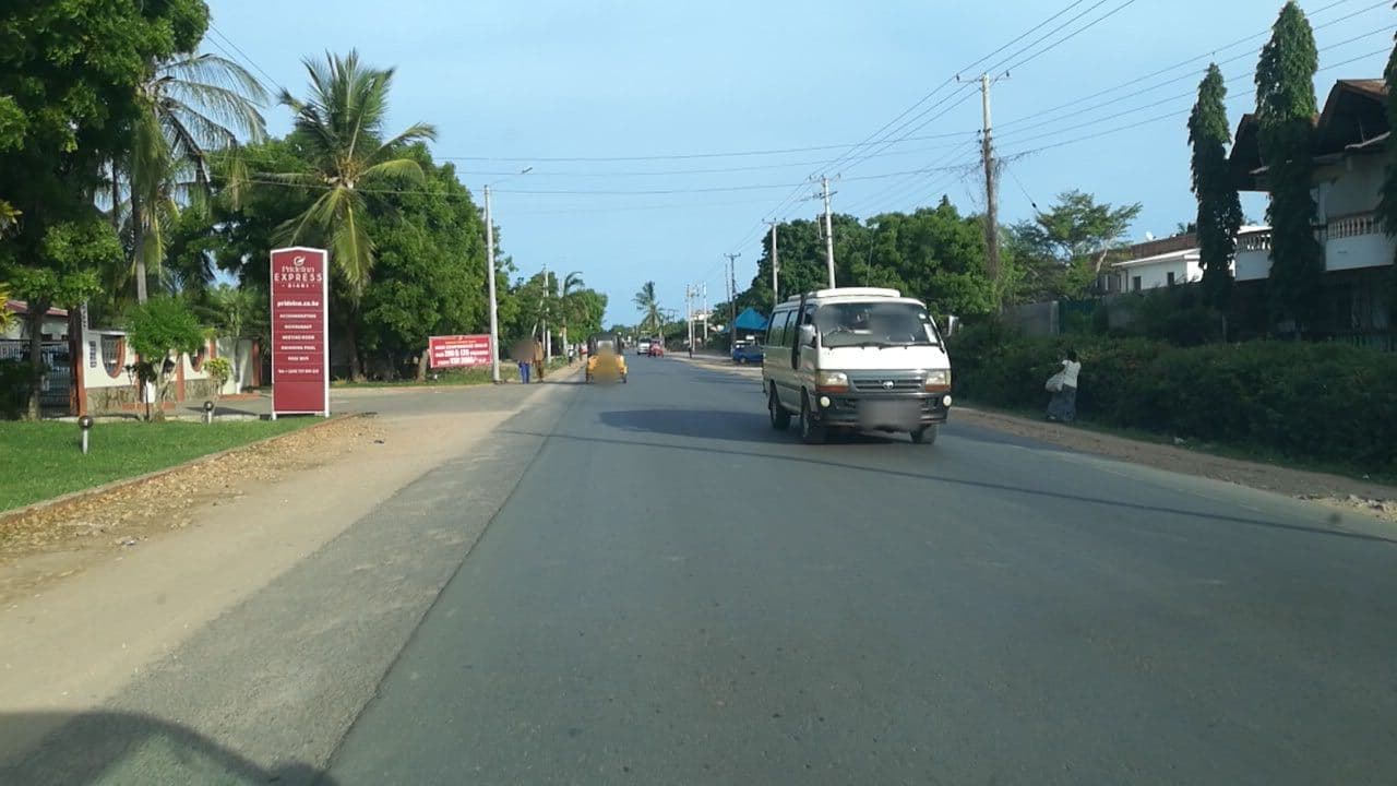 Street view near Pride Inn Hotel- Diani, Ukunda