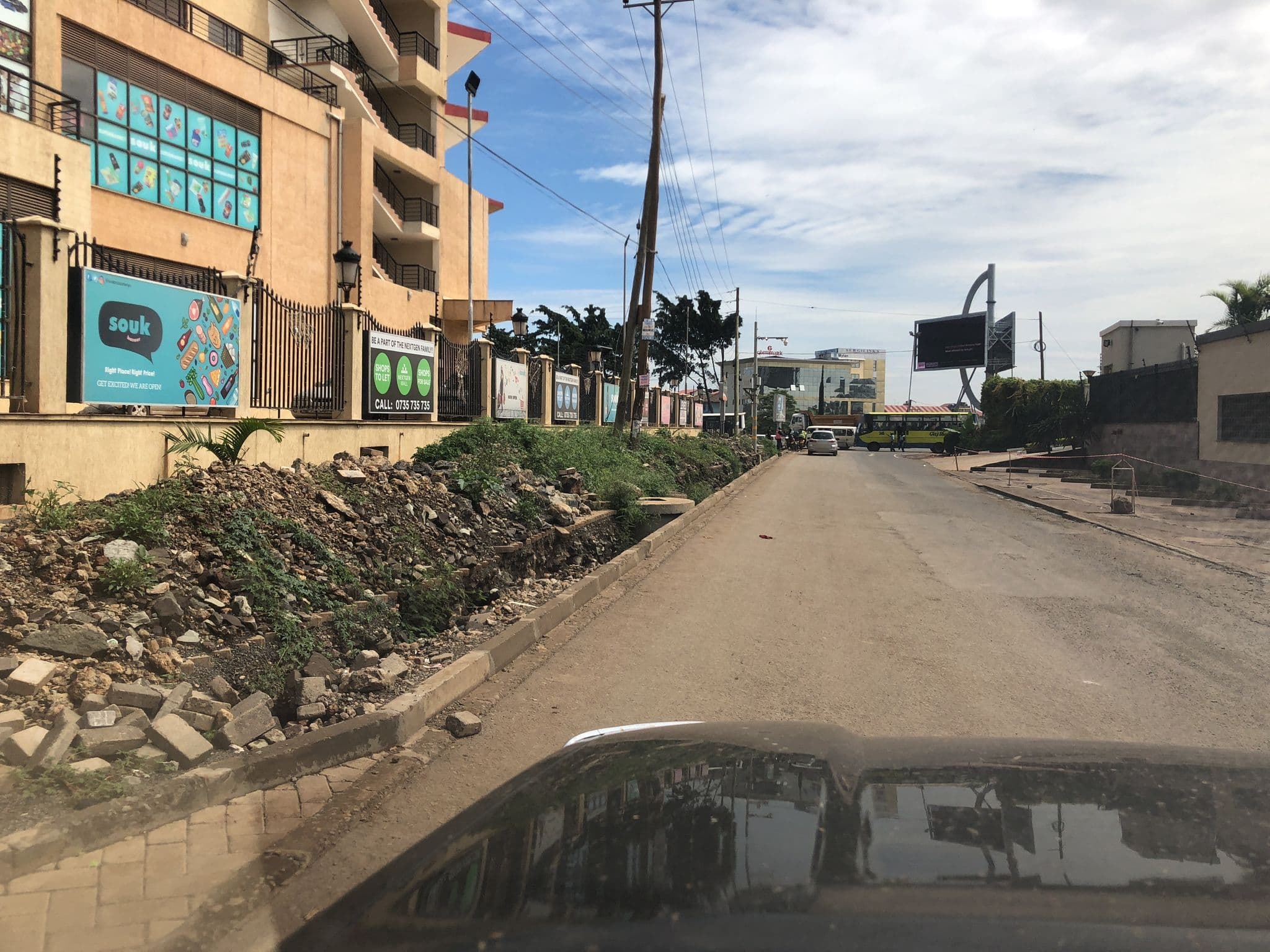 Street view near EKA Hotel, Imara Daima Estate — © millerrj (CC BY-SA · Mapillary)