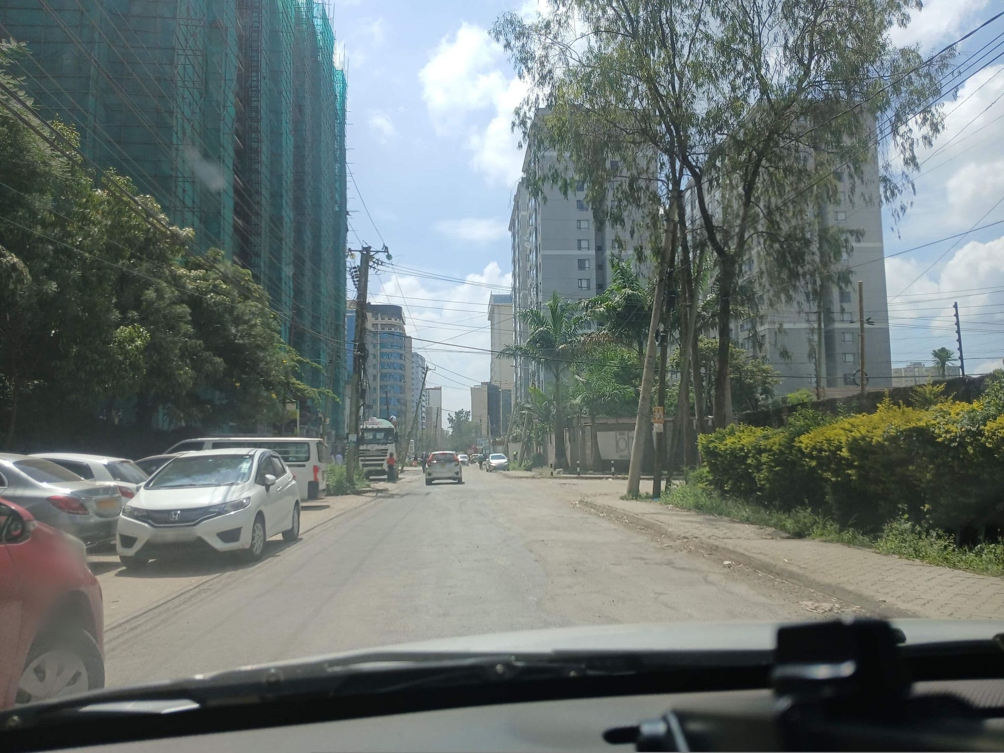 Street view near Chester court, Nairobi