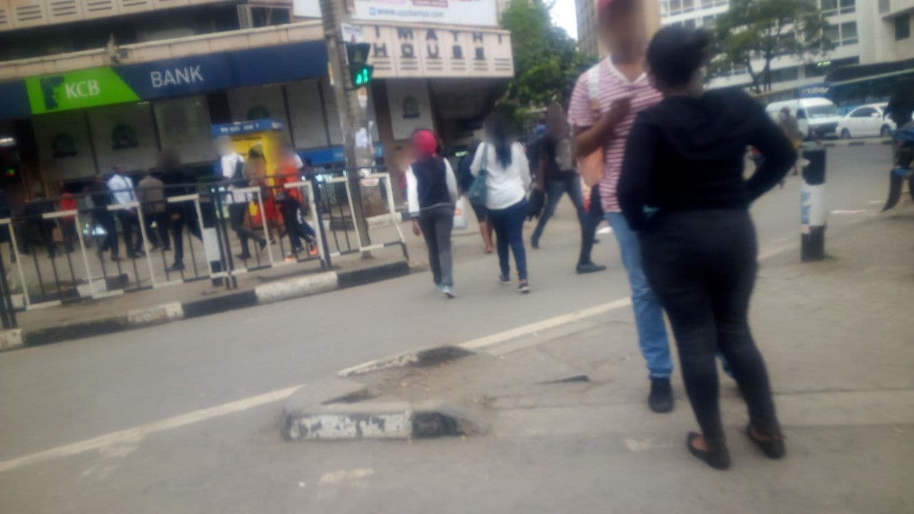 Street view near Oakwood Hotel, Nairobi