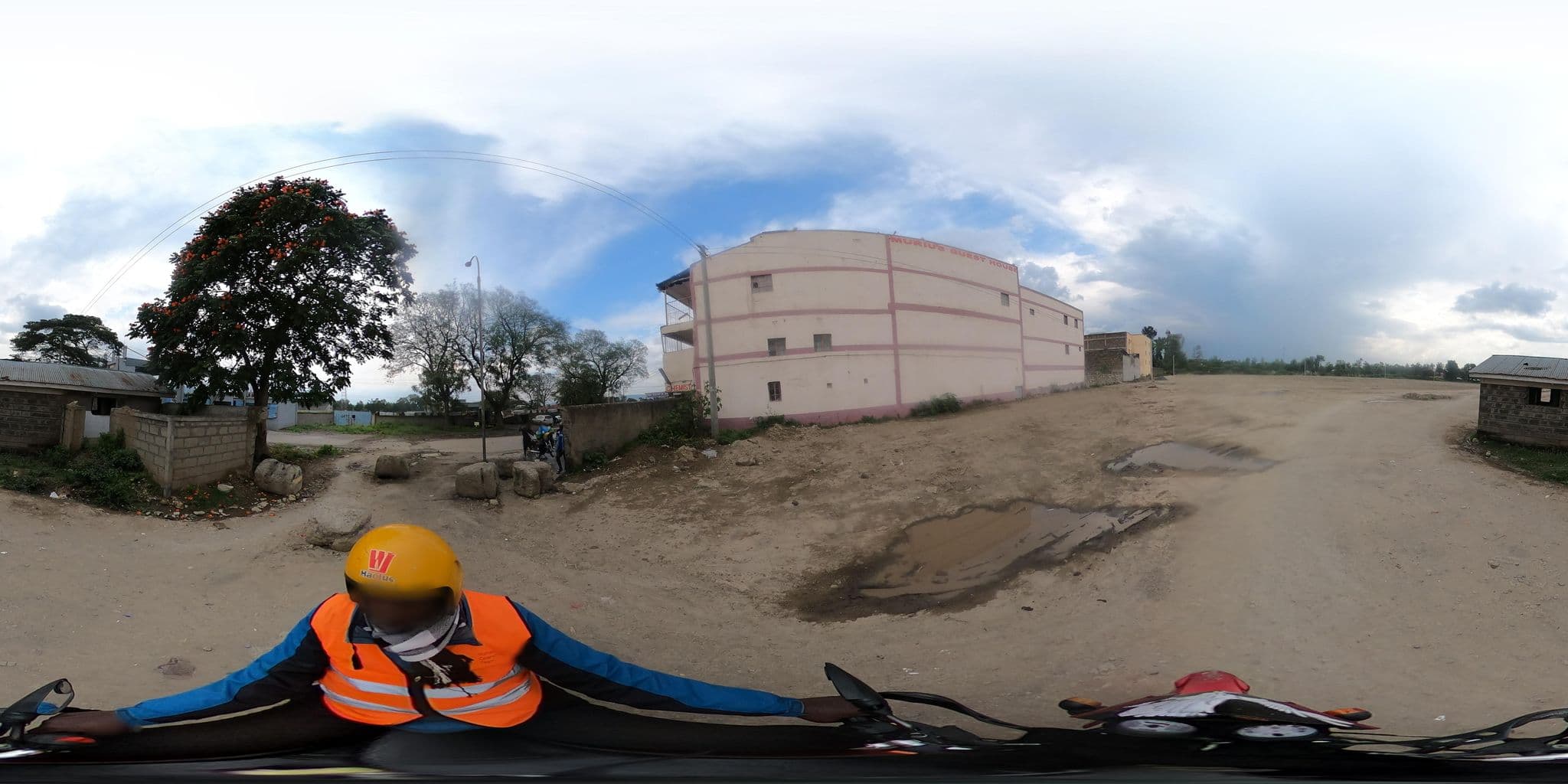 Street view near Murius Guesthouse, Nakuru — © danbomett (CC BY-SA · Mapillary)