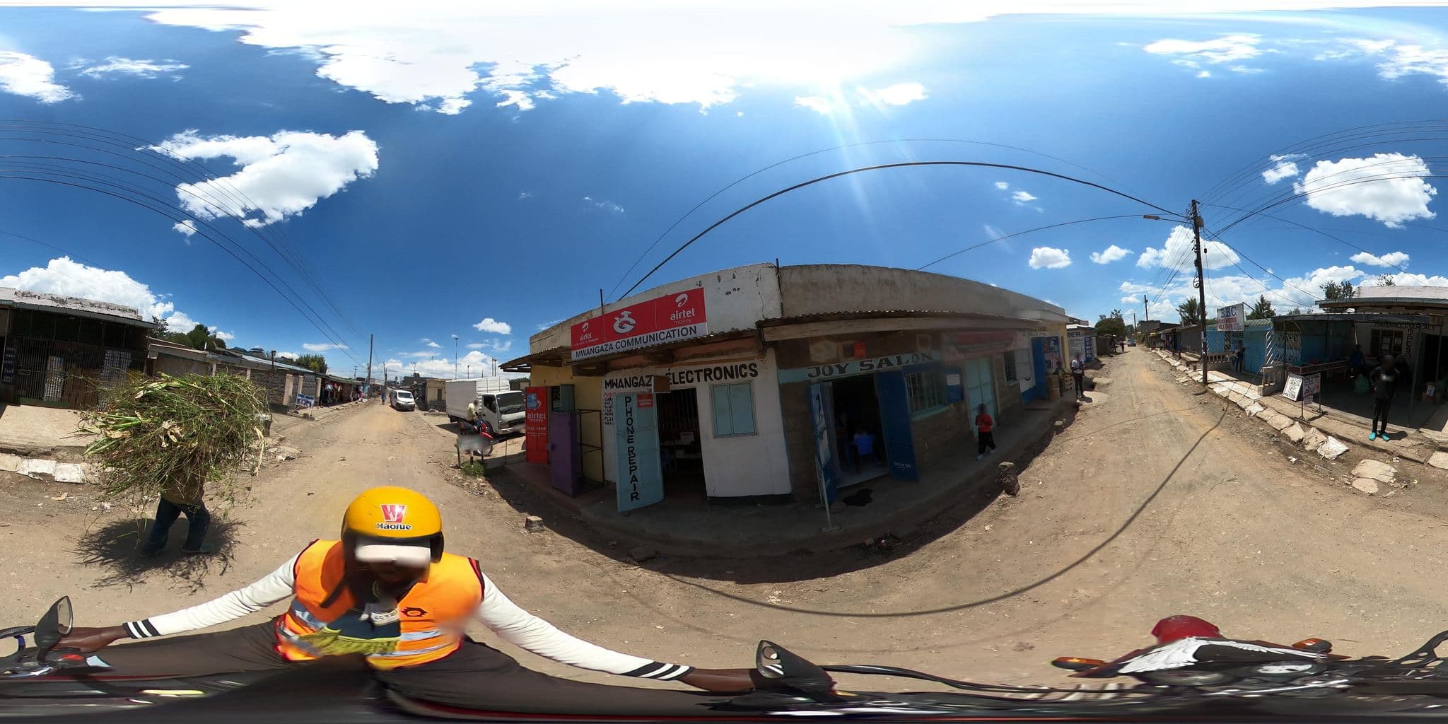 Street view near Wagon Wheel, Nakuru — © danbomett (CC BY-SA · Mapillary)