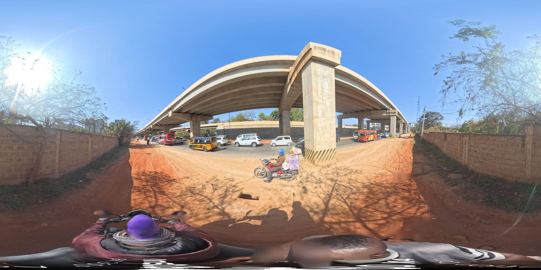 Street view near Boulevard, Nairobi