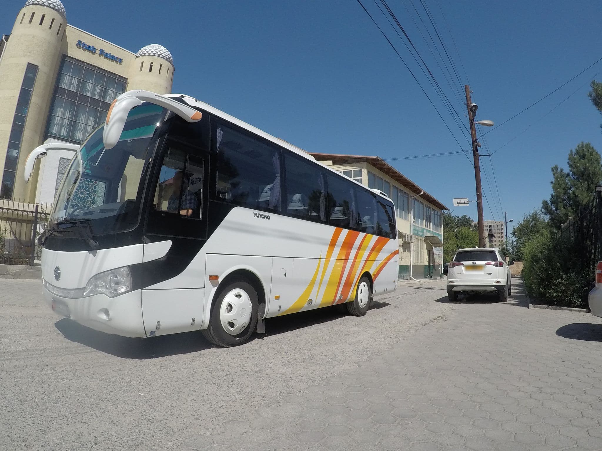 Street view near Silk Road, Bishkek — © chrisbeddow (CC BY-SA · Mapillary)
