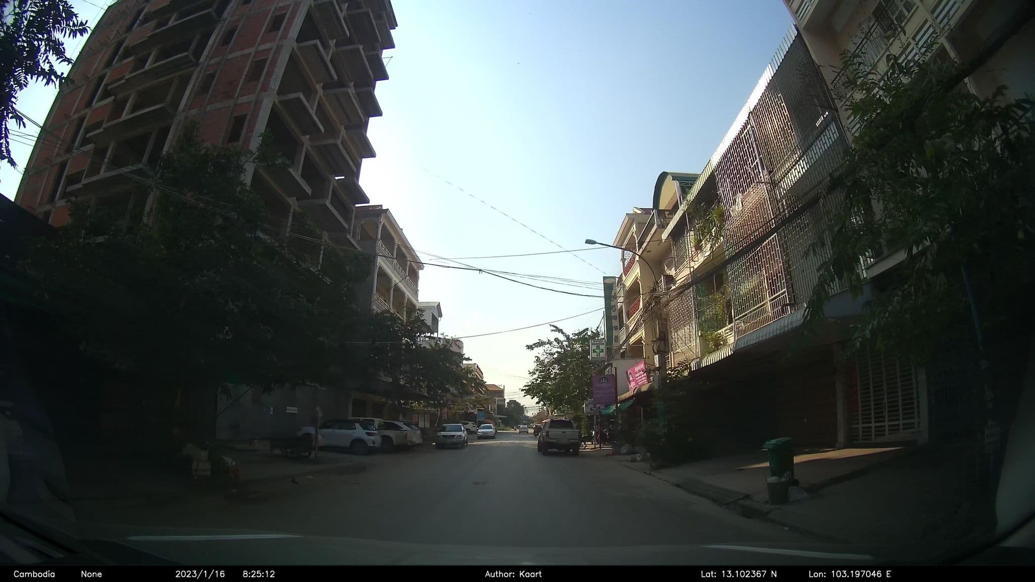 Street view near Royal Hotel, Battambang — © kaart_2 (CC BY-SA · Mapillary)