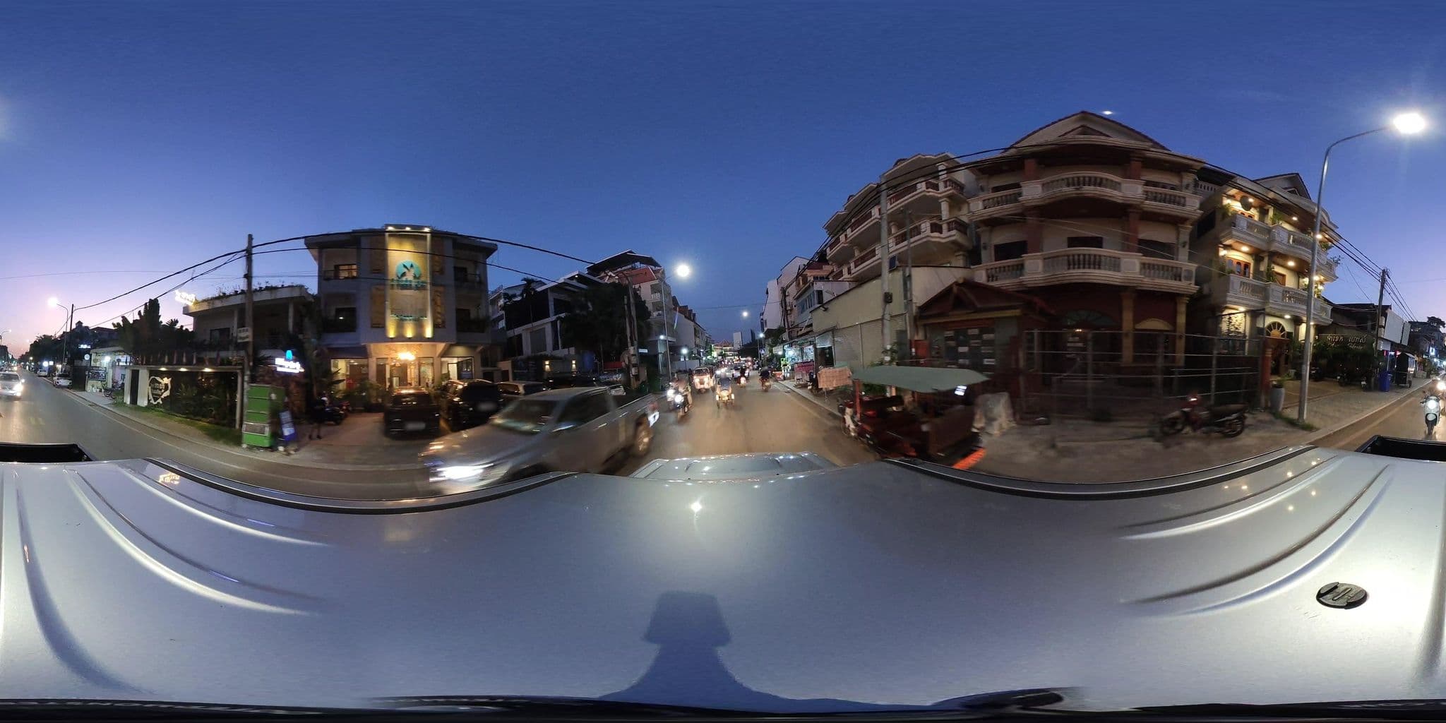 Street view near New Bequest Angkor Hotel, Siem Reap — © ThailandCambodia (CC BY-SA · Mapillary)