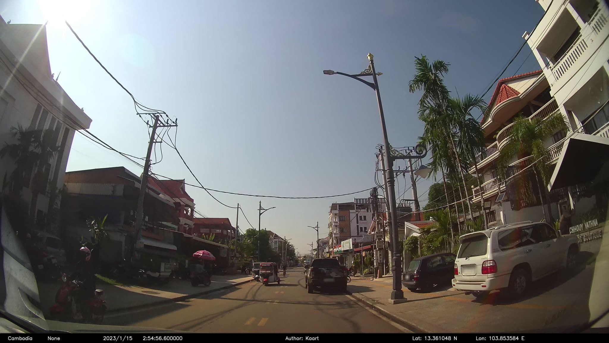Street view near Siem Reap Center Hotel, Siem Reap