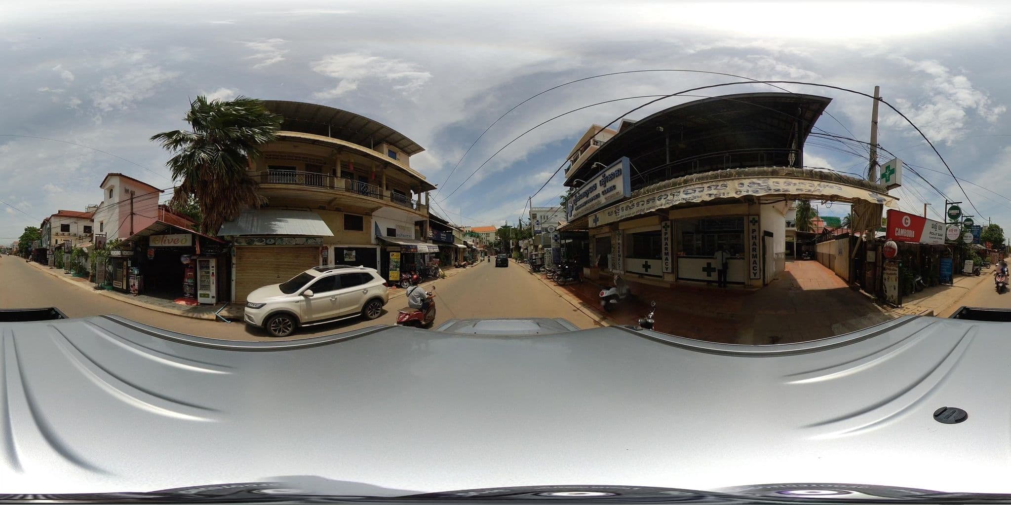 Street view near Angkor Garden Guesthouse, Siem Reap — © ThailandCambodia (CC BY-SA · Mapillary)