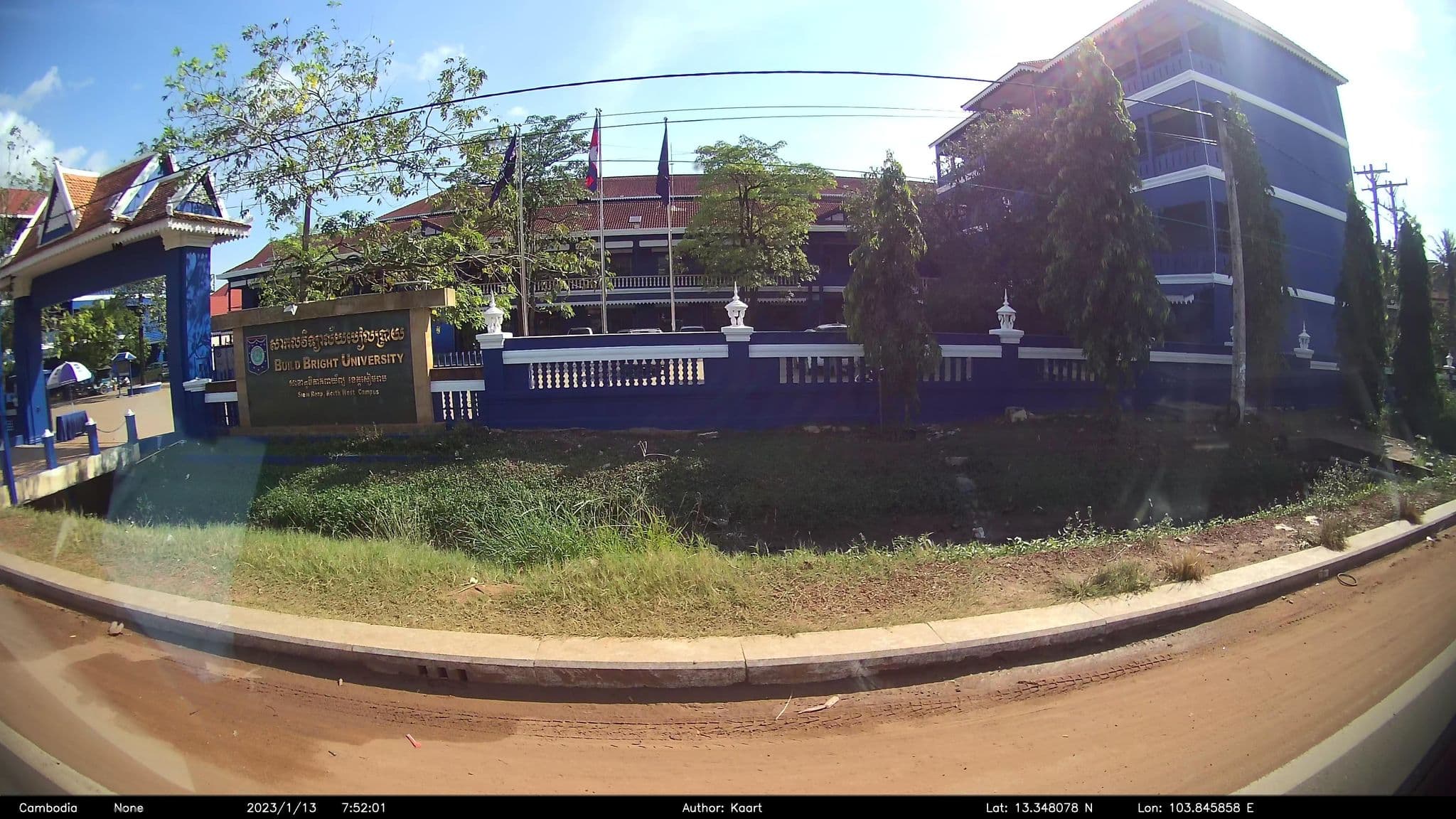 Street view near Hak's House, Siem Reap
