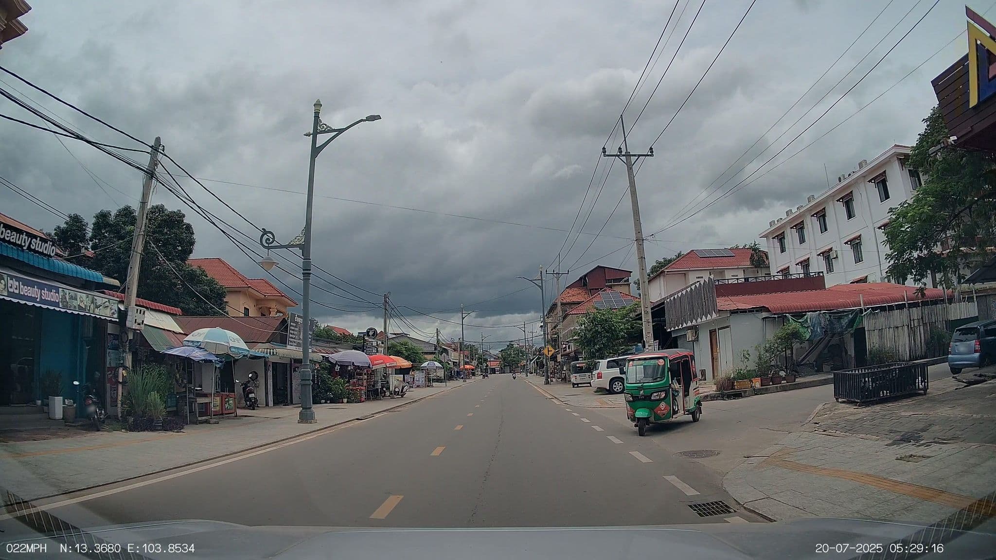 Street view near Boutique Cambo Hotel, Siem Reap — © ThailandCambodia (CC BY-SA · Mapillary)