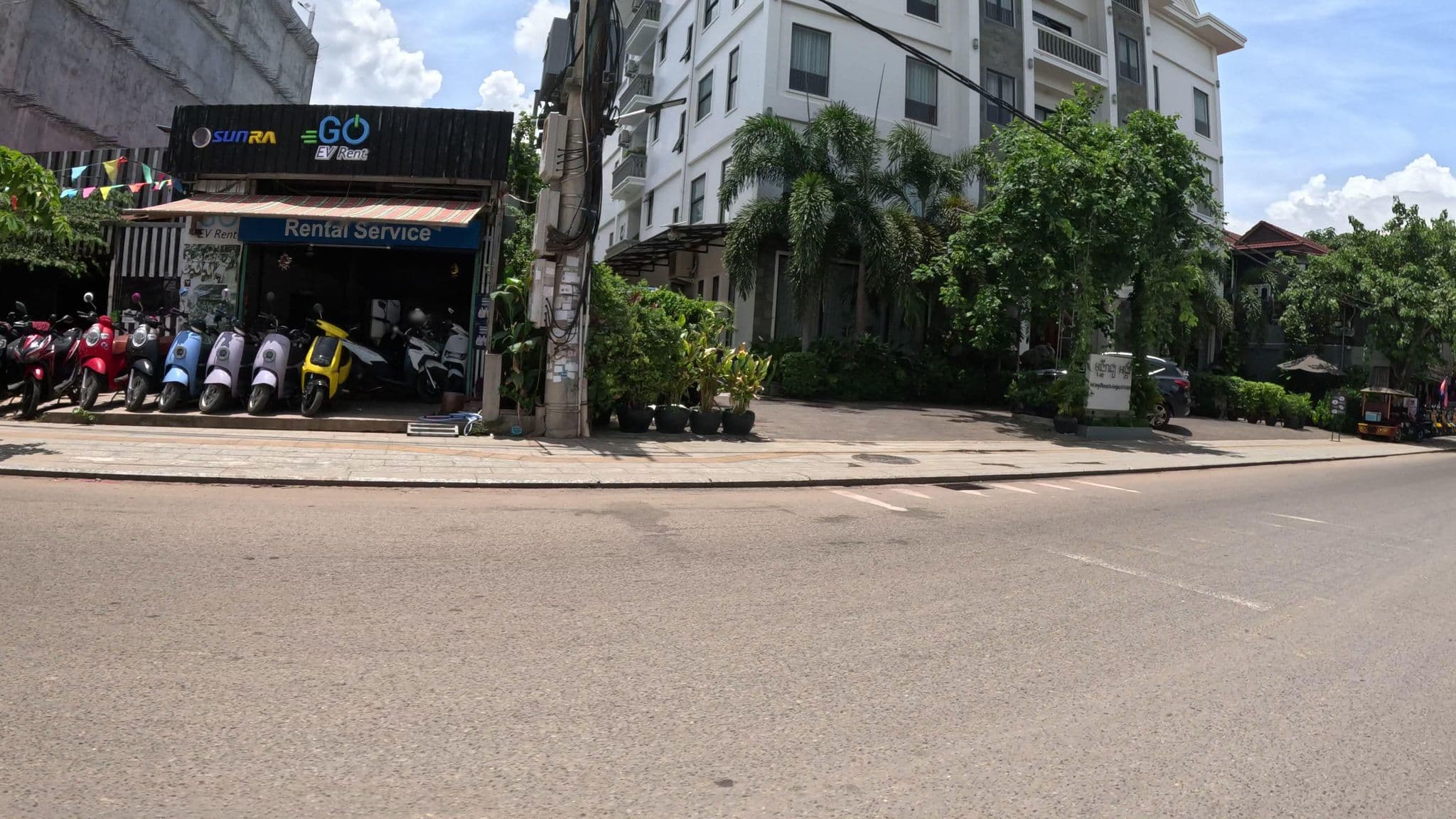 Street view near The Villa Sieam Reap, Siem Reap
