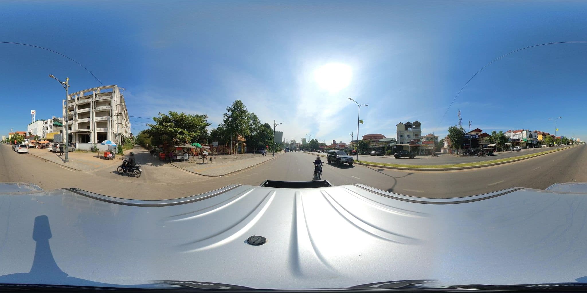 Street view near City Premium Guesthouse, Siem Reap — © ThailandCambodia (CC BY-SA · Mapillary)