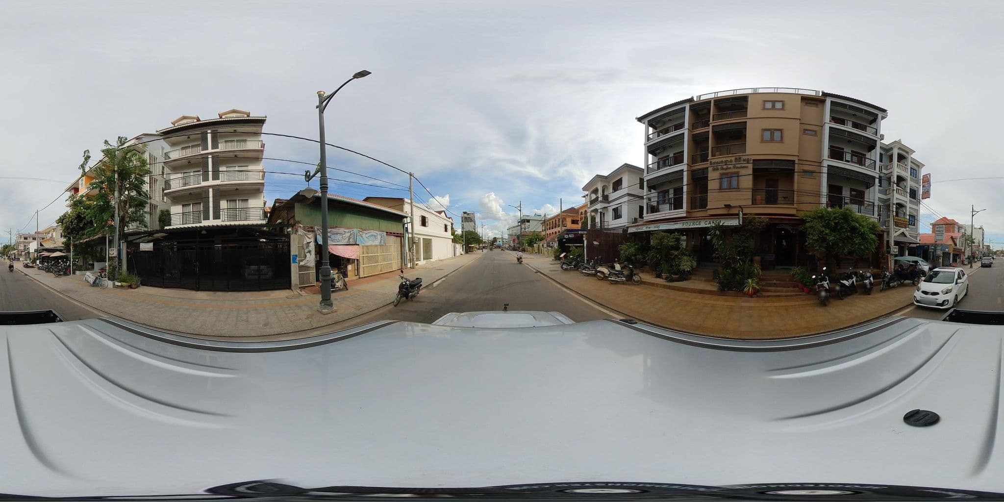 Street view near Senses Suites, Siem Reap