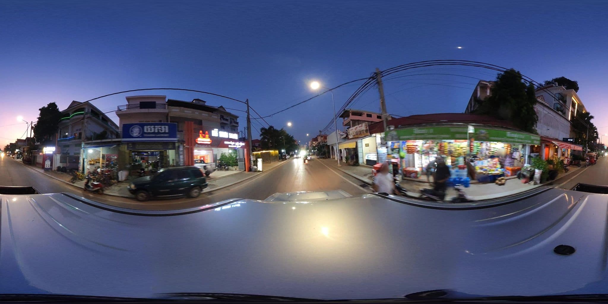 Street view near Parent Heritage Angkor Villa, Siem Reap