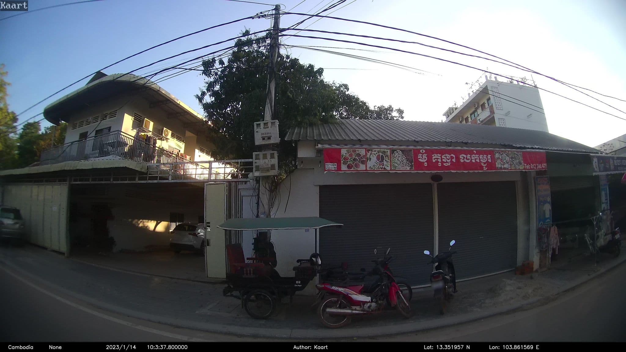 Street view near Villa Amalia, Siem Reap