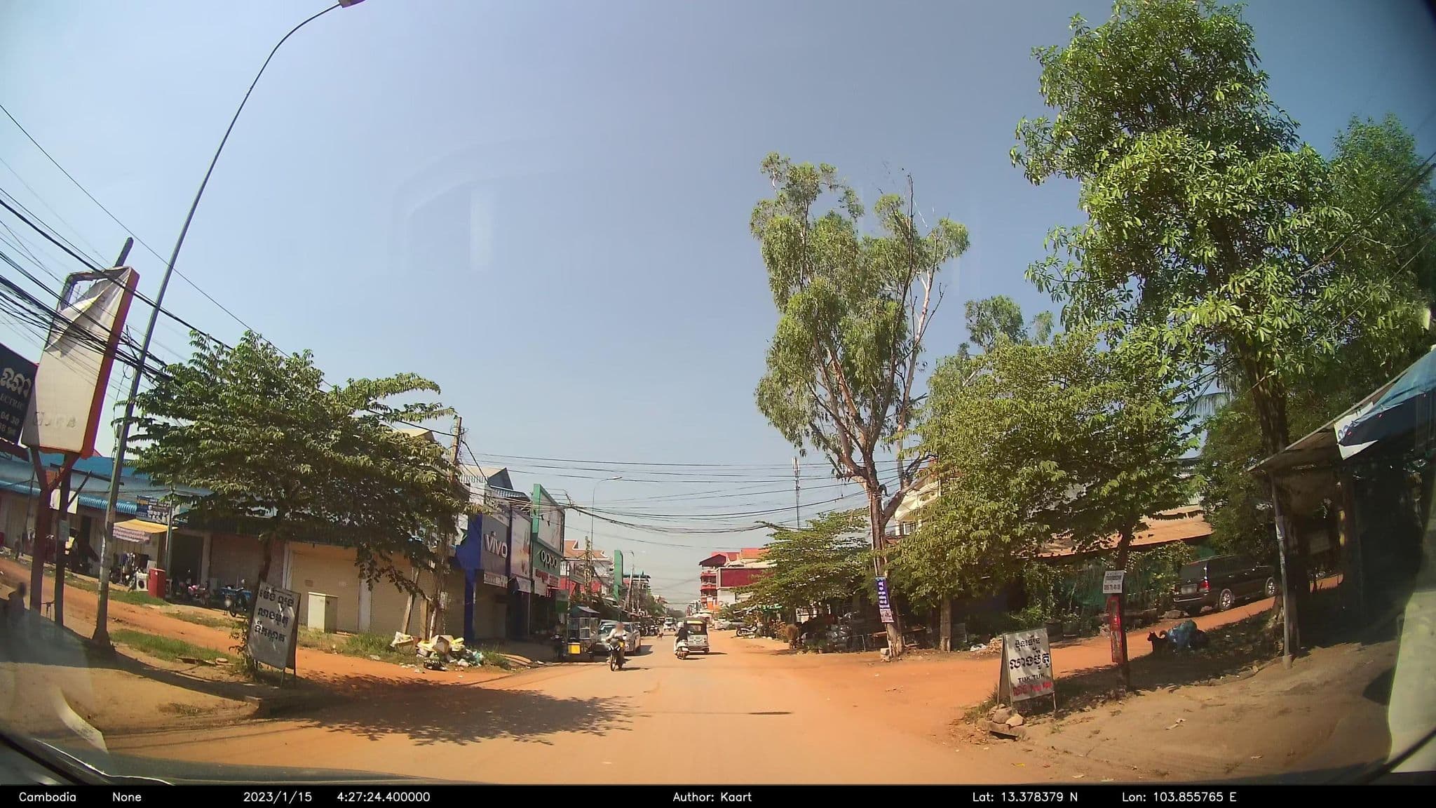 Street view near Firefly Guesthouse - The Berlin Angkor, Siem Reap