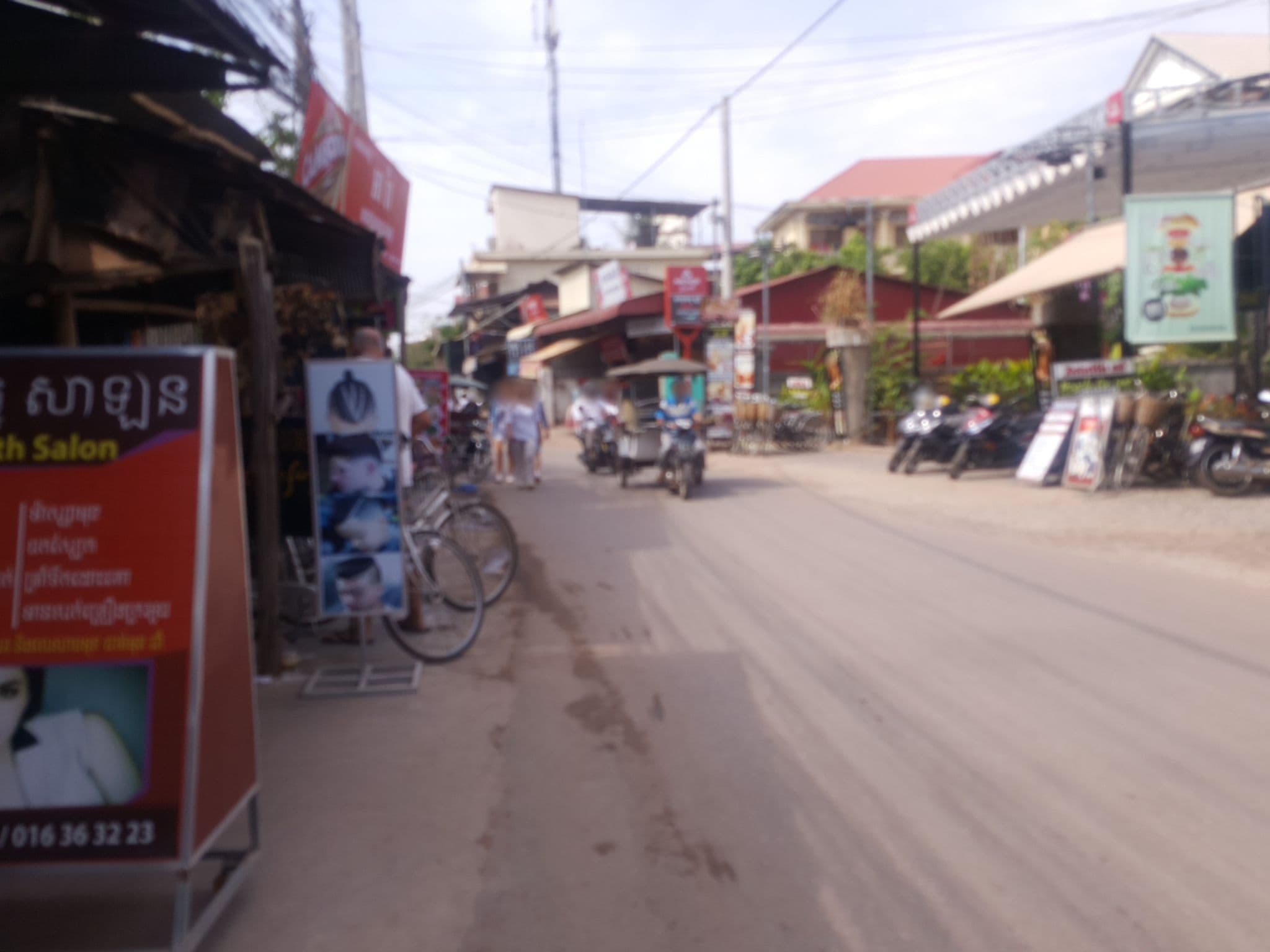 Street view near Tin Tin, Siem Reap