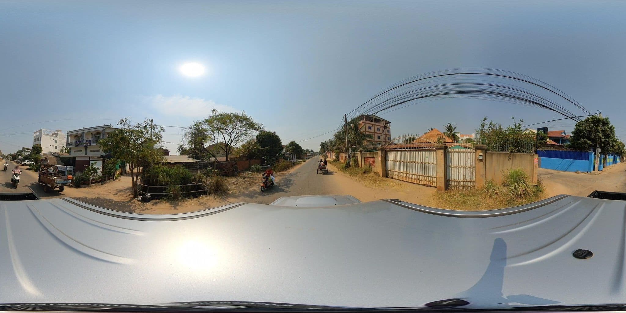 Street view near Kirin Marry Angkor Villa, Siem Reap
