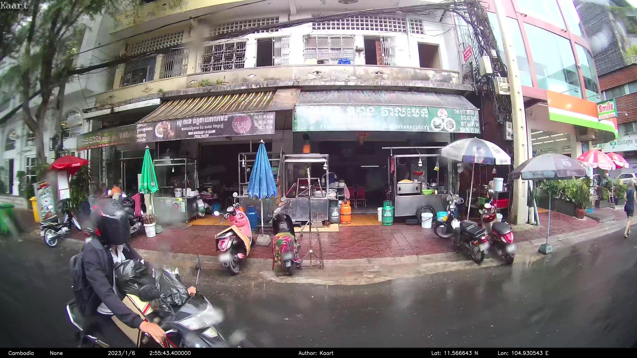 Street view near RS Guesthouse, Phnom Penh