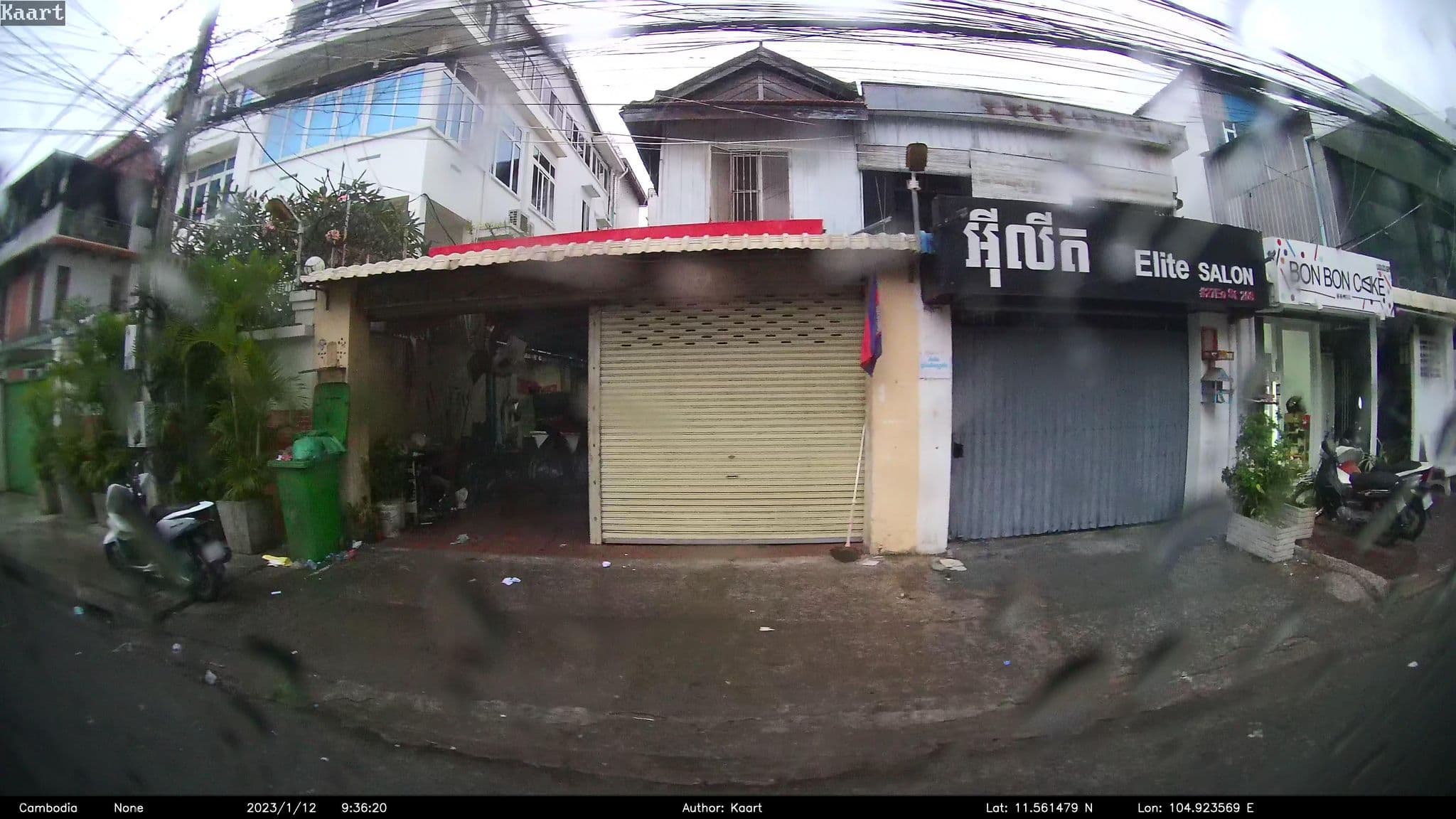 Street view near VMansion Boutique Hotel, Phnom Penh