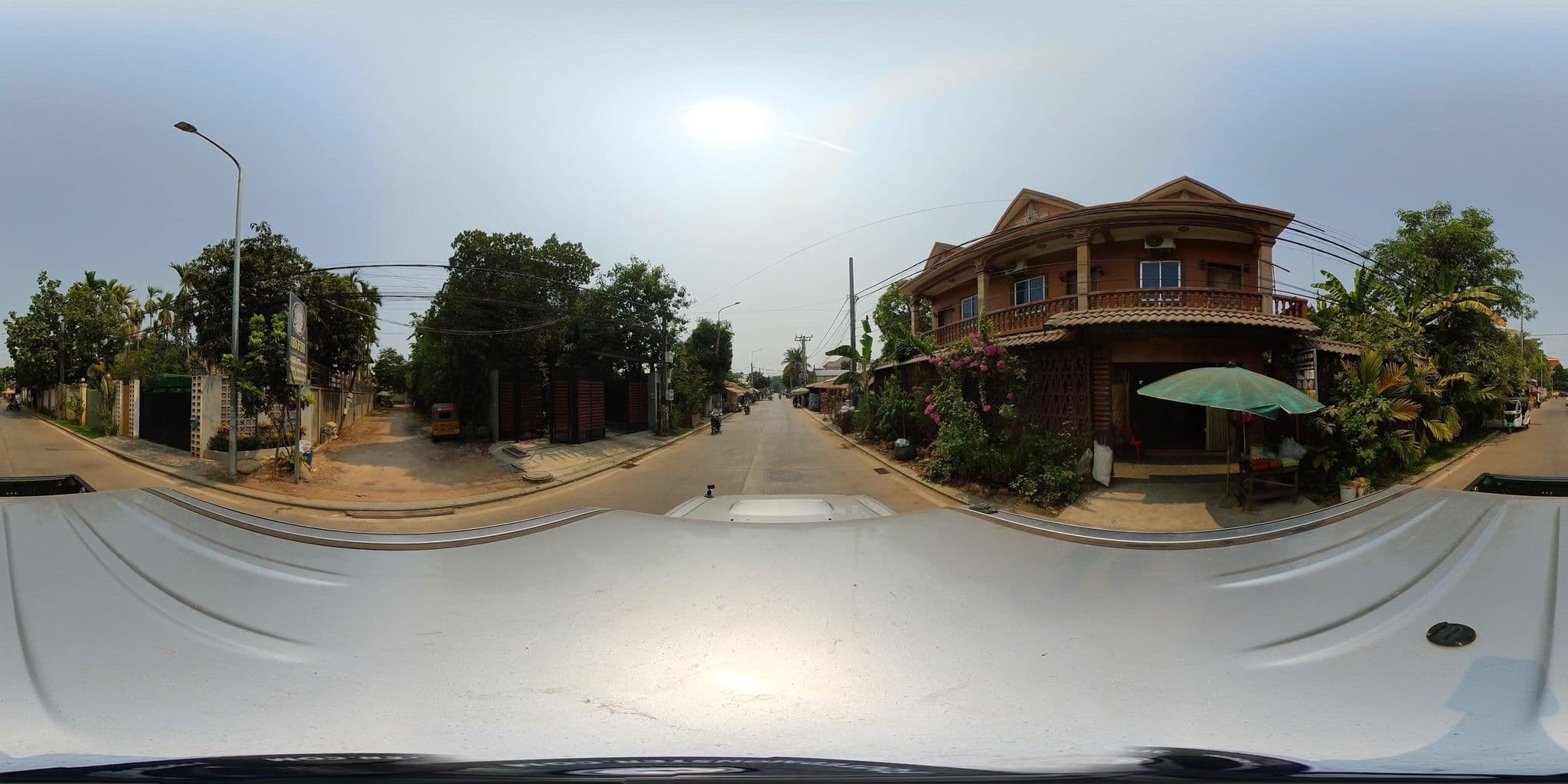 Street view near La Rose Blanche, Siem Reap — © ThailandCambodia (CC BY-SA · Mapillary)