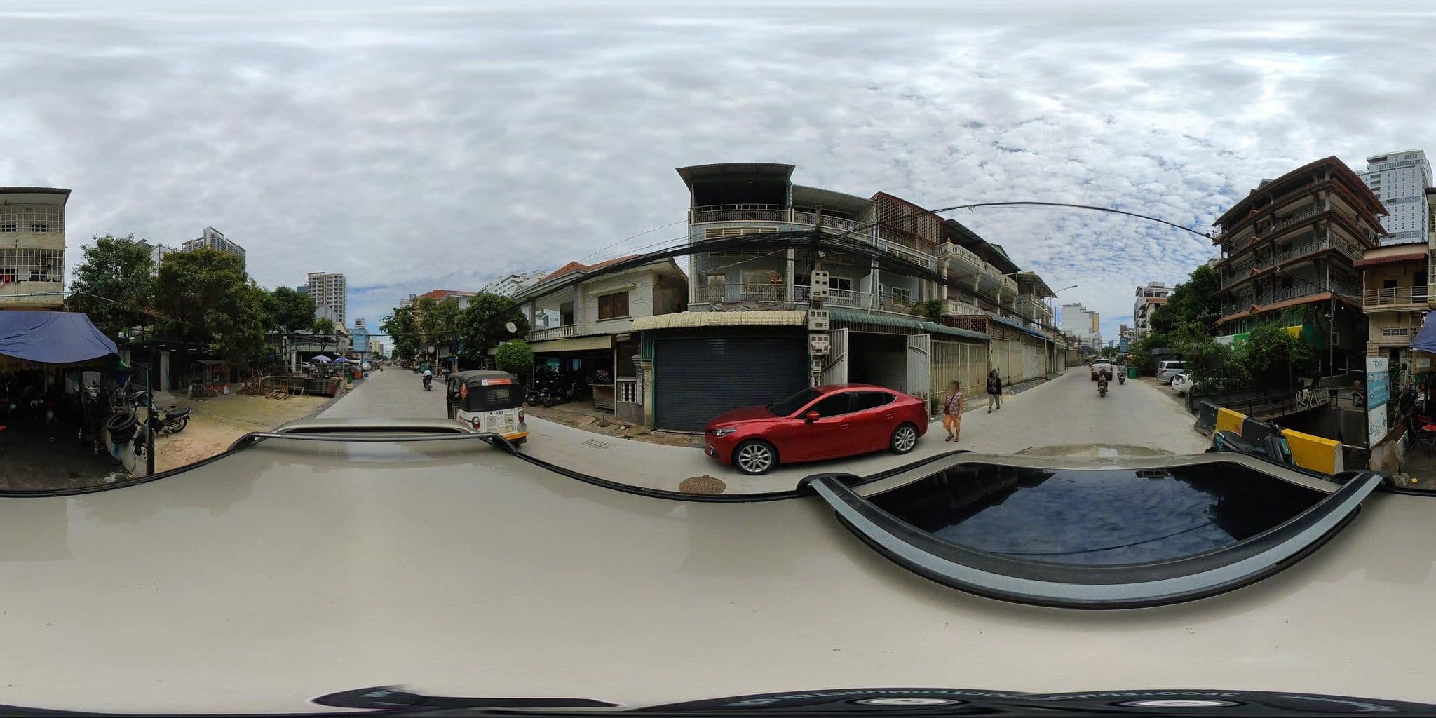 Street view near Homeland Guesthouse, Phnom Penh