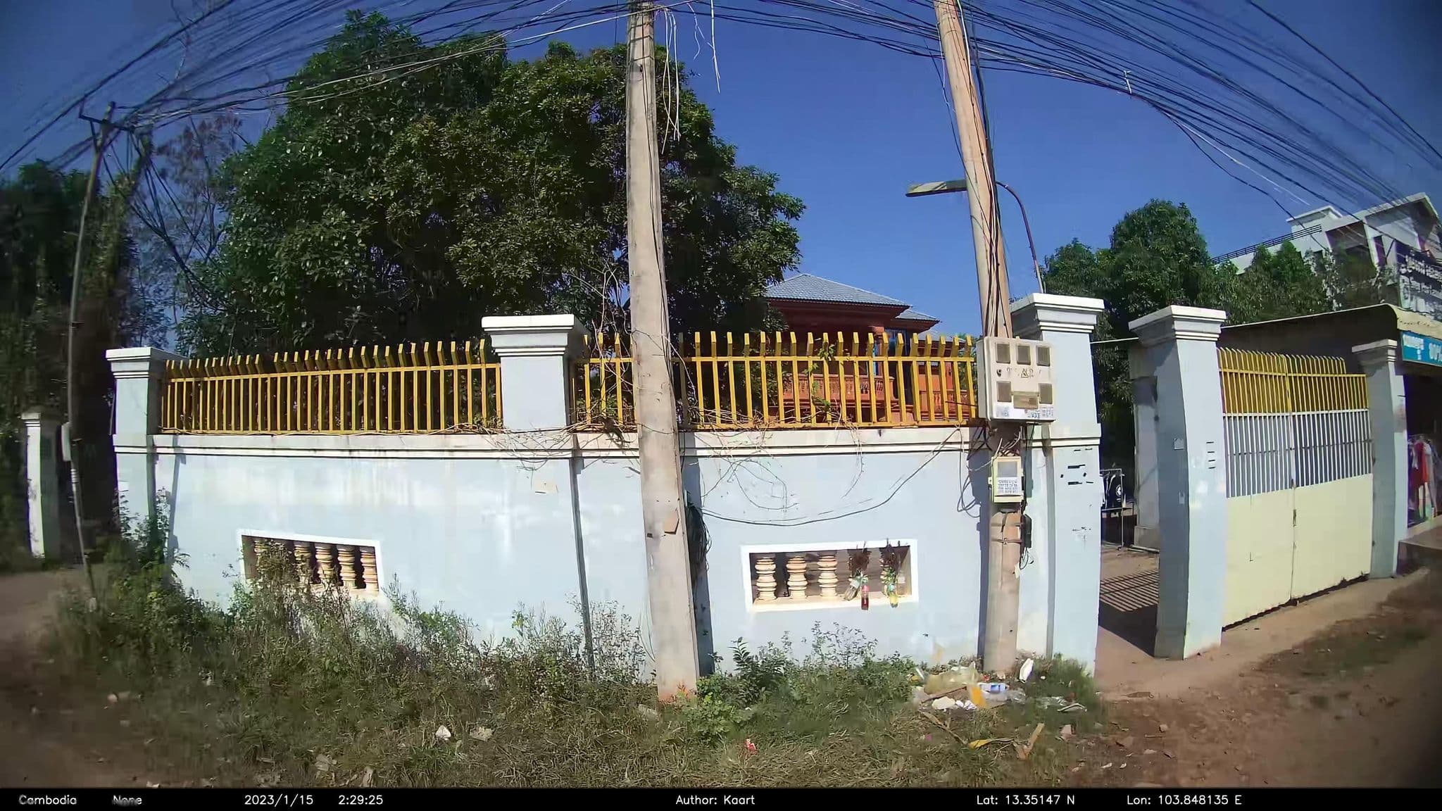 Street view near Tunnel Urban Retreat, Siem Reap