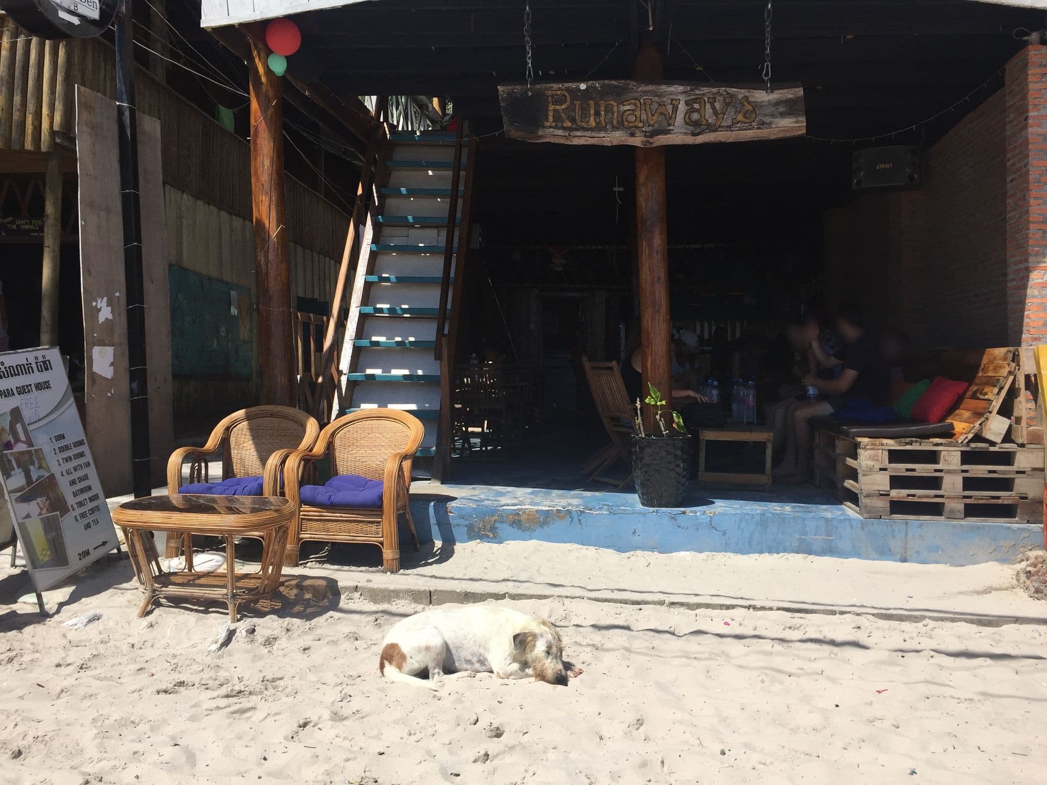 Street view near Dragon Den, Sihanoukville
