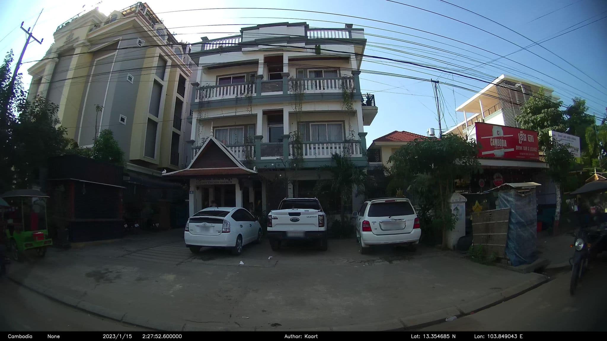 Street view near Midcity Golden Town, Siem Reap